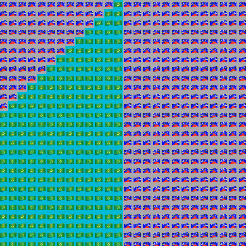 Elementary Cellular Emoji Automata #964