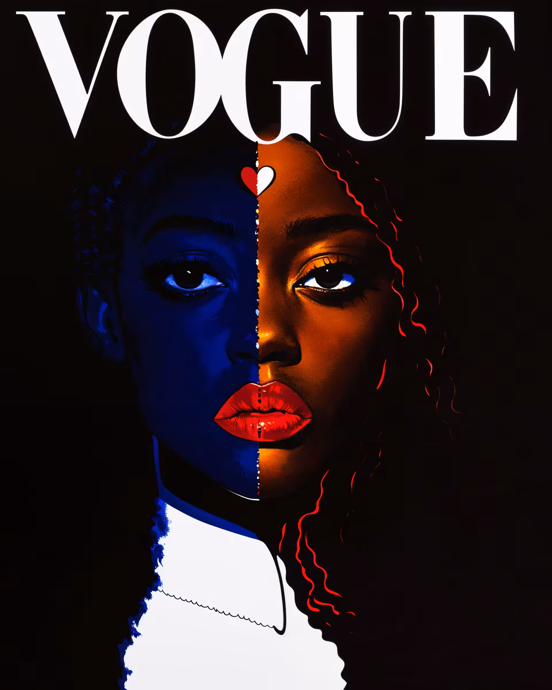 VOGUE Covers: The Art of Contrast