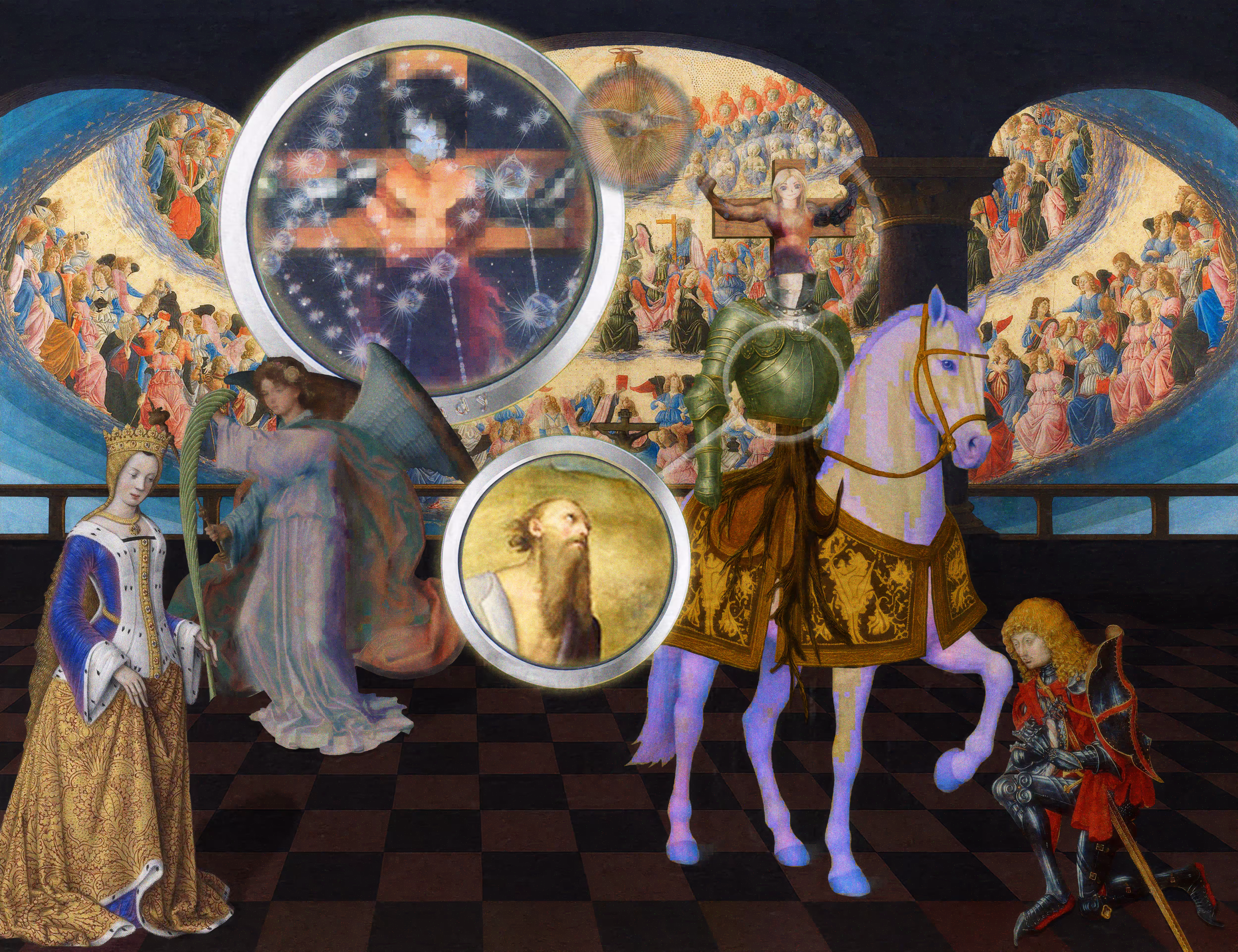 The Pilgrim’s Living Room Crucifixion; Mona Lisa Hyper-Gamble #69