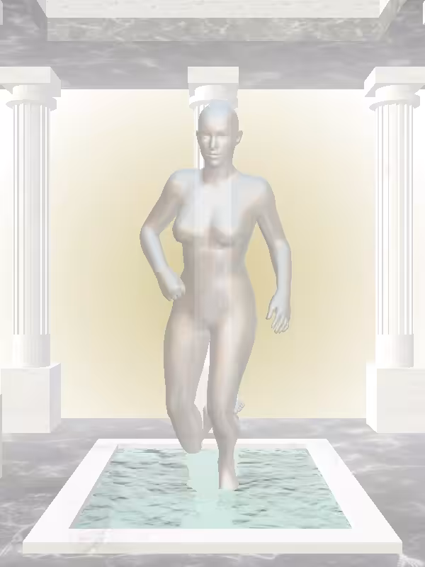 HeavenComputer: The Fading Injured Silver Haze Woman #3467