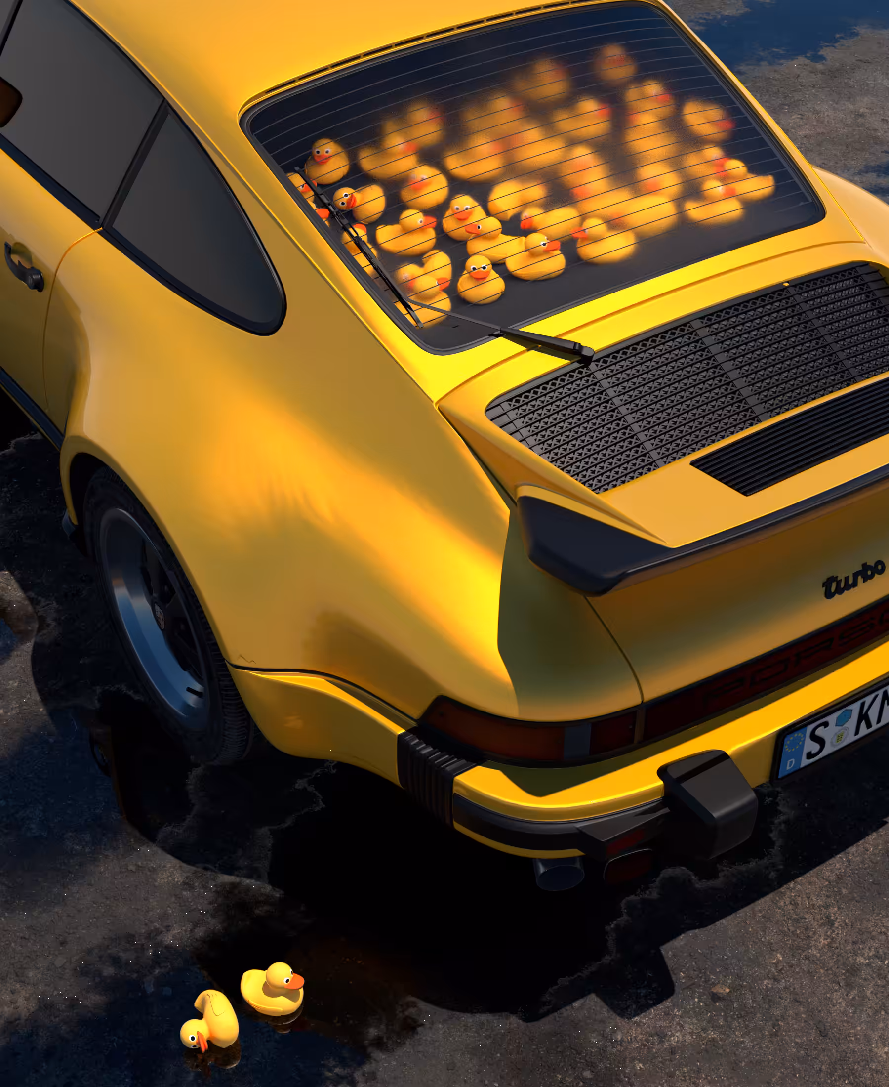 930 Turbo X Rubber Duck