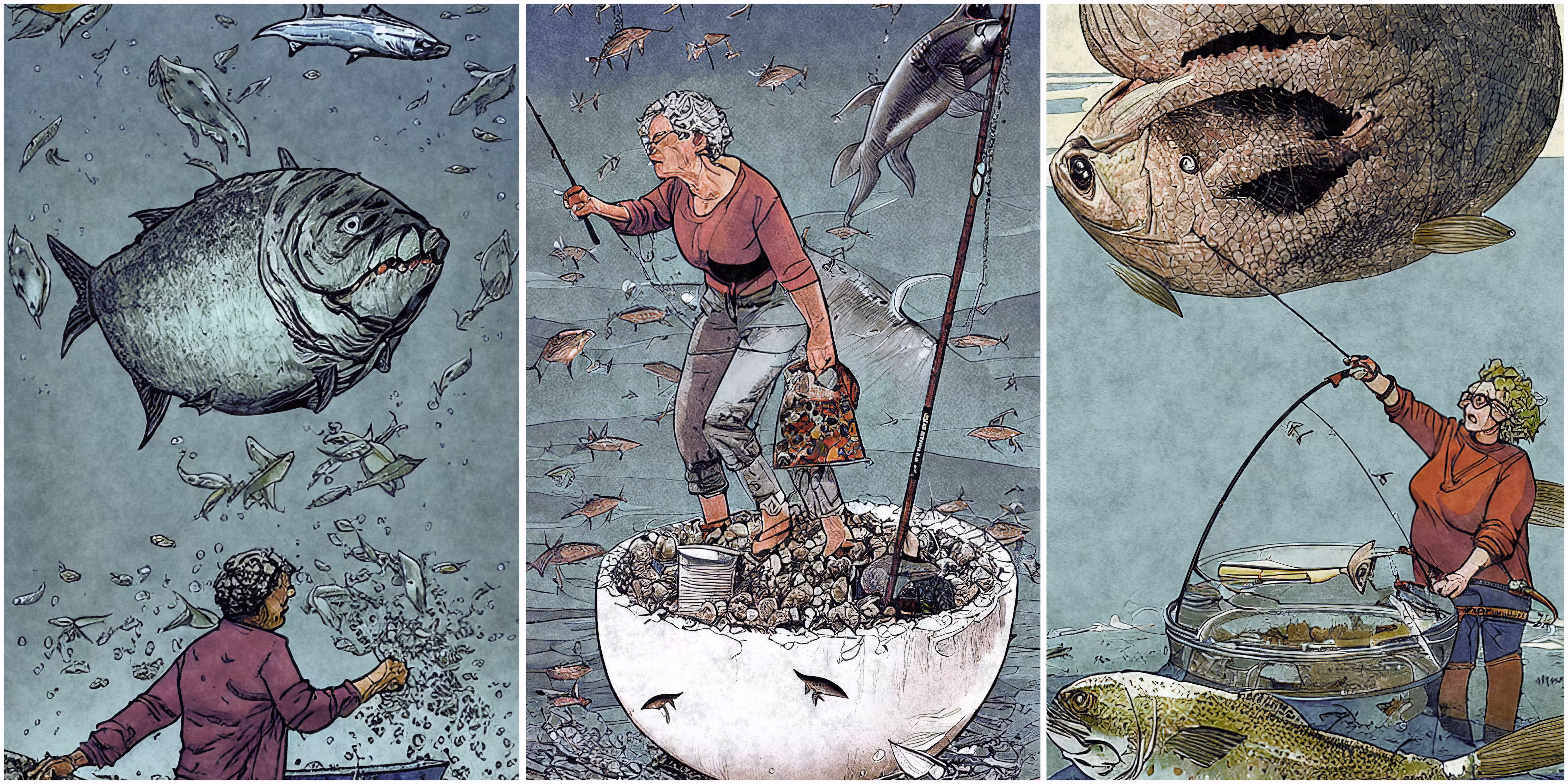Grandma and the Fish