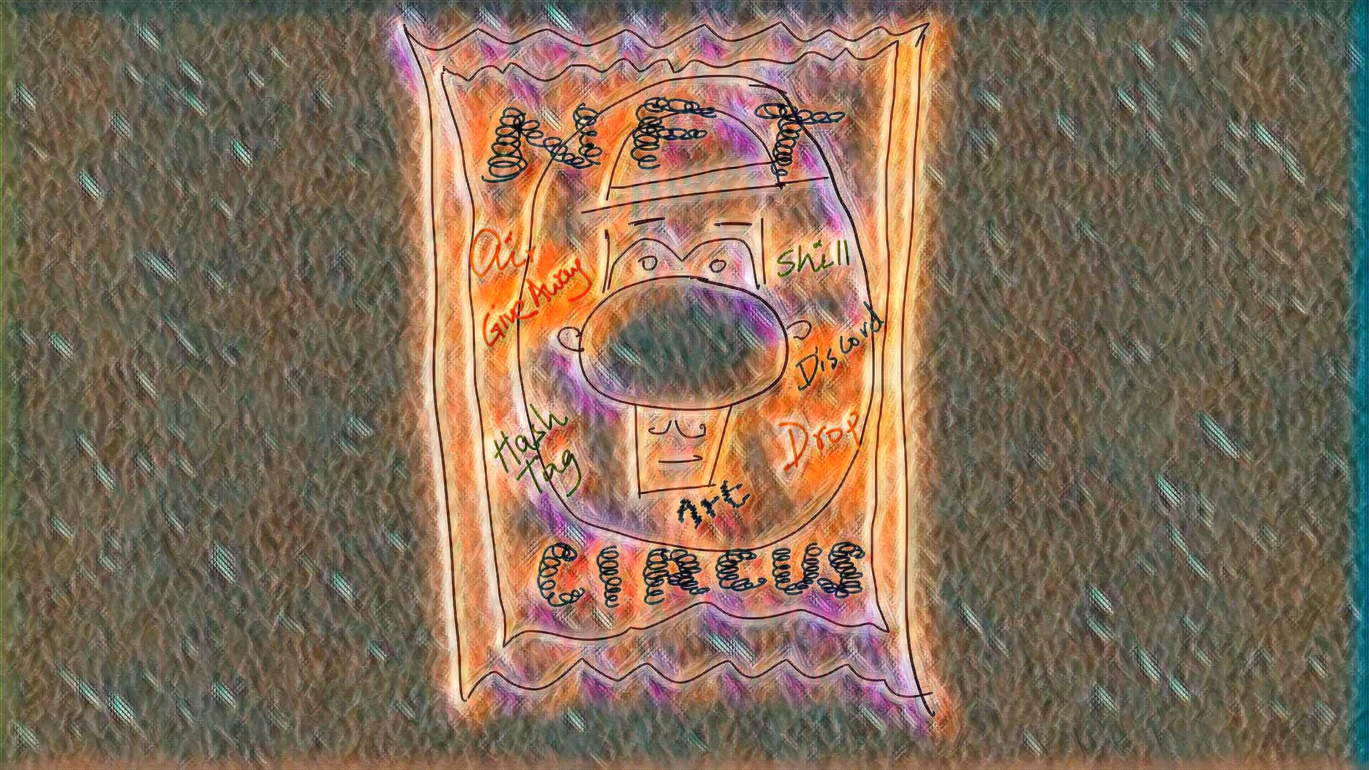 NFT Circus - Neon Ticket
