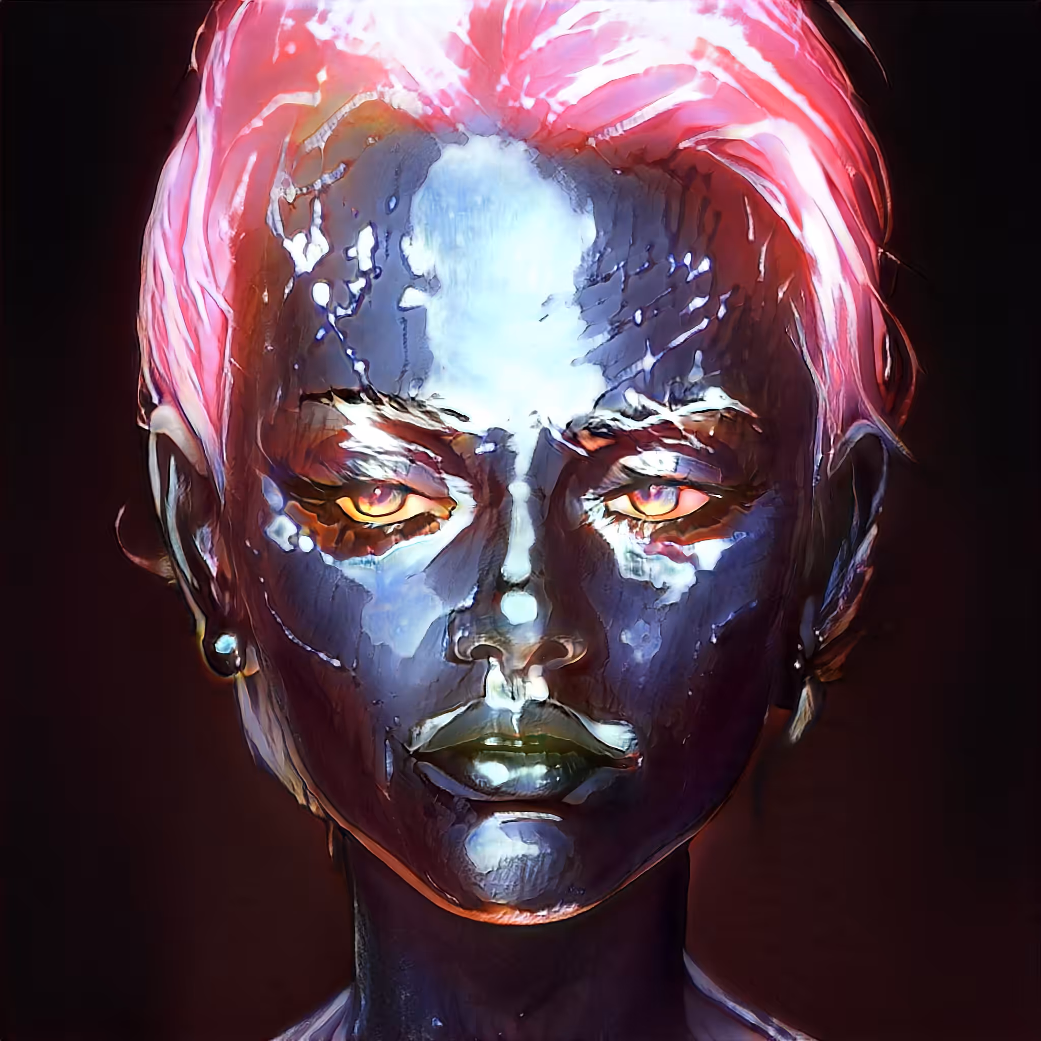 #169 Siyah  - 1000Days1000Faces Collection