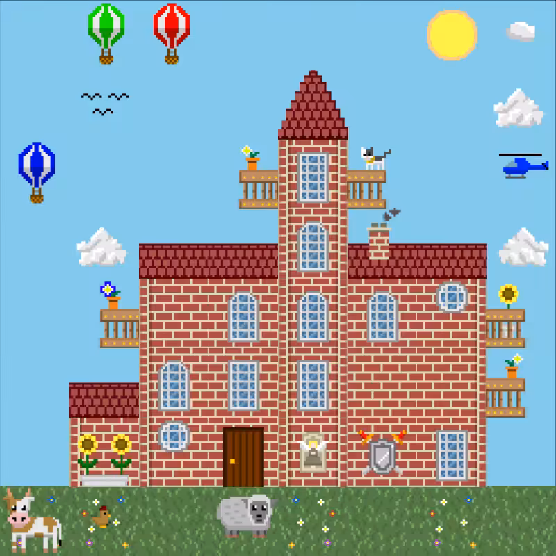 2D Mansion #855