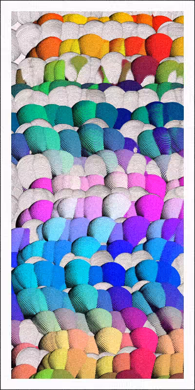 Balloon Field on Clouds #86