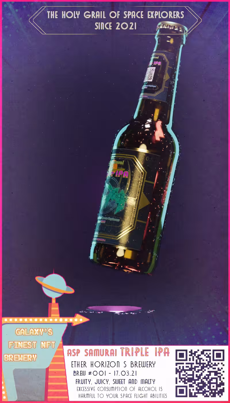 ASP Samurai Triple IPA - Ether Horizon's Brewery #001