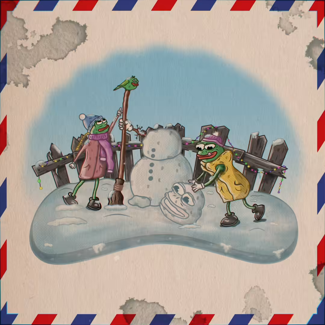 PEPE HOLIDAYS TIME — POSTCARD 05