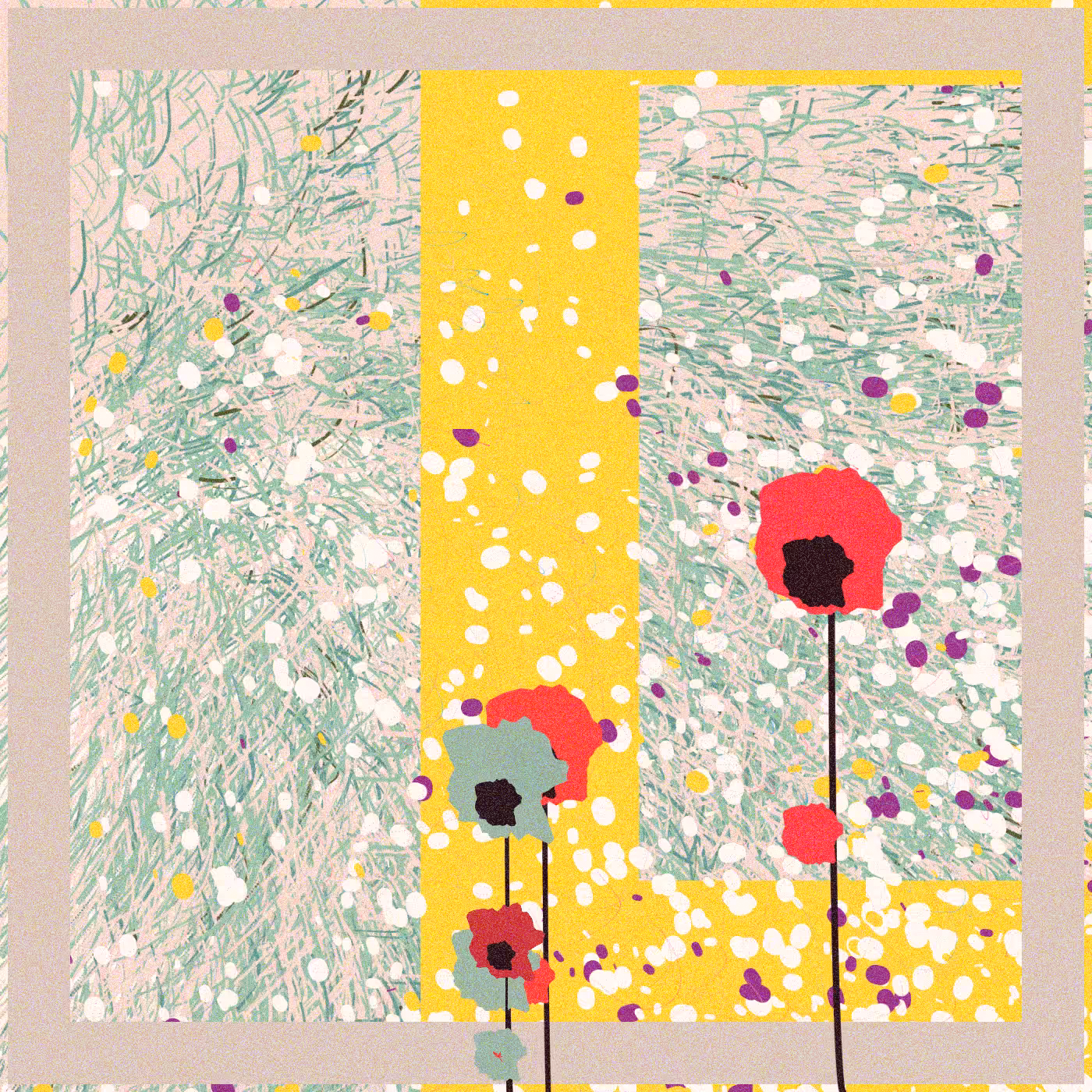Rodeo posts: Red poppies in the garden #4