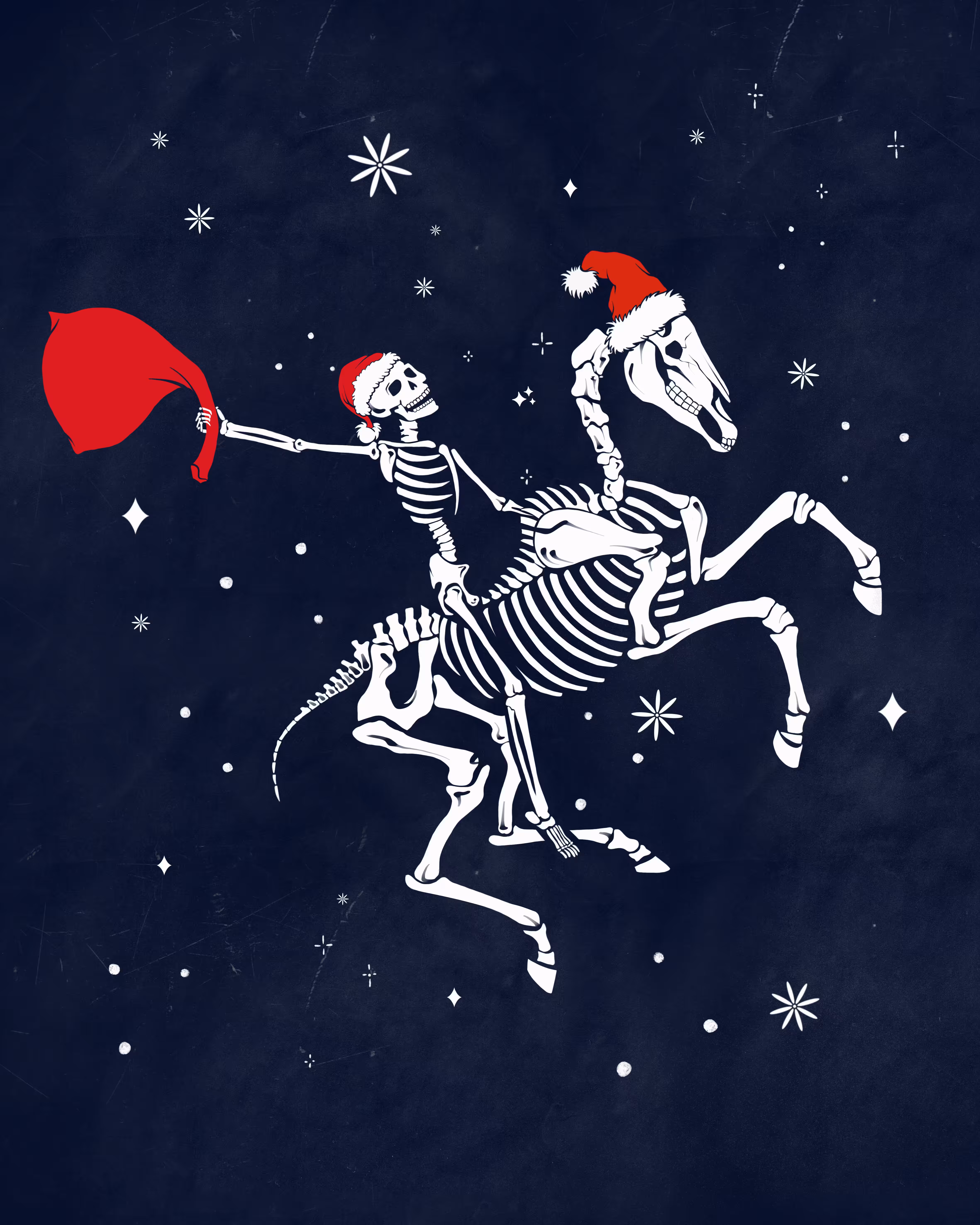 Santa and horse