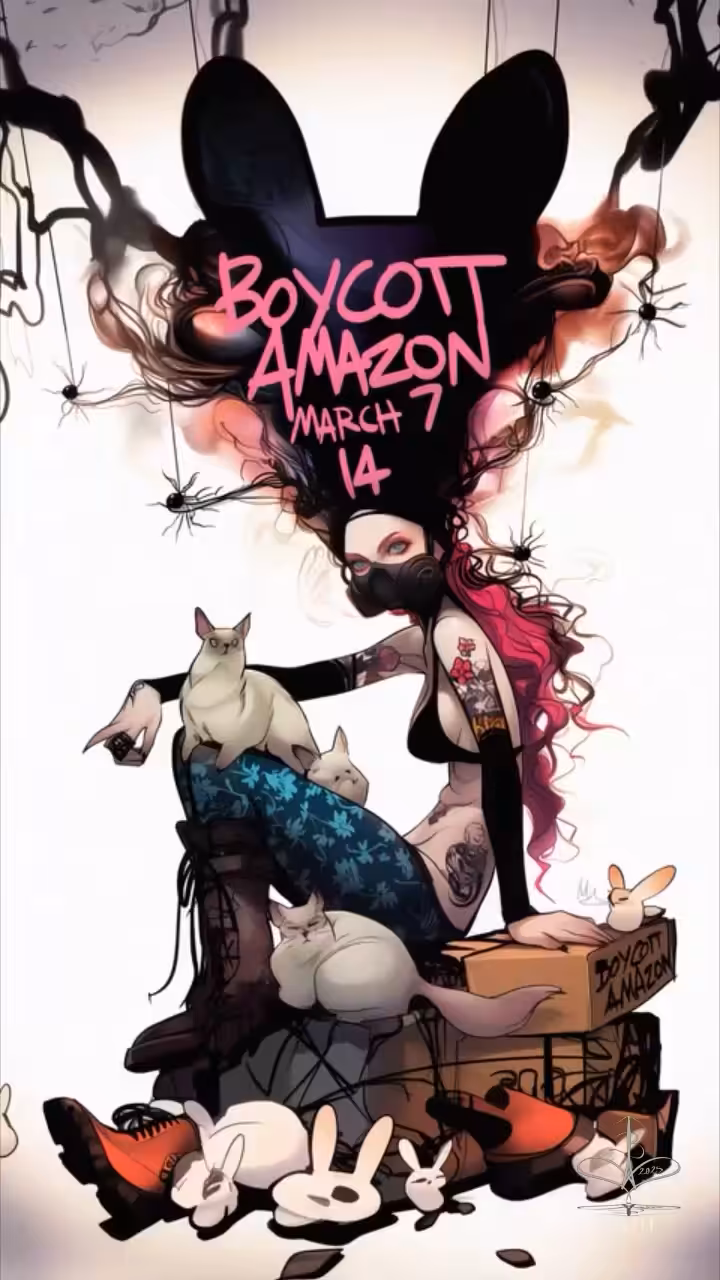BOYCOTT AMAZON MARCH 7-14: PAINT IT READ