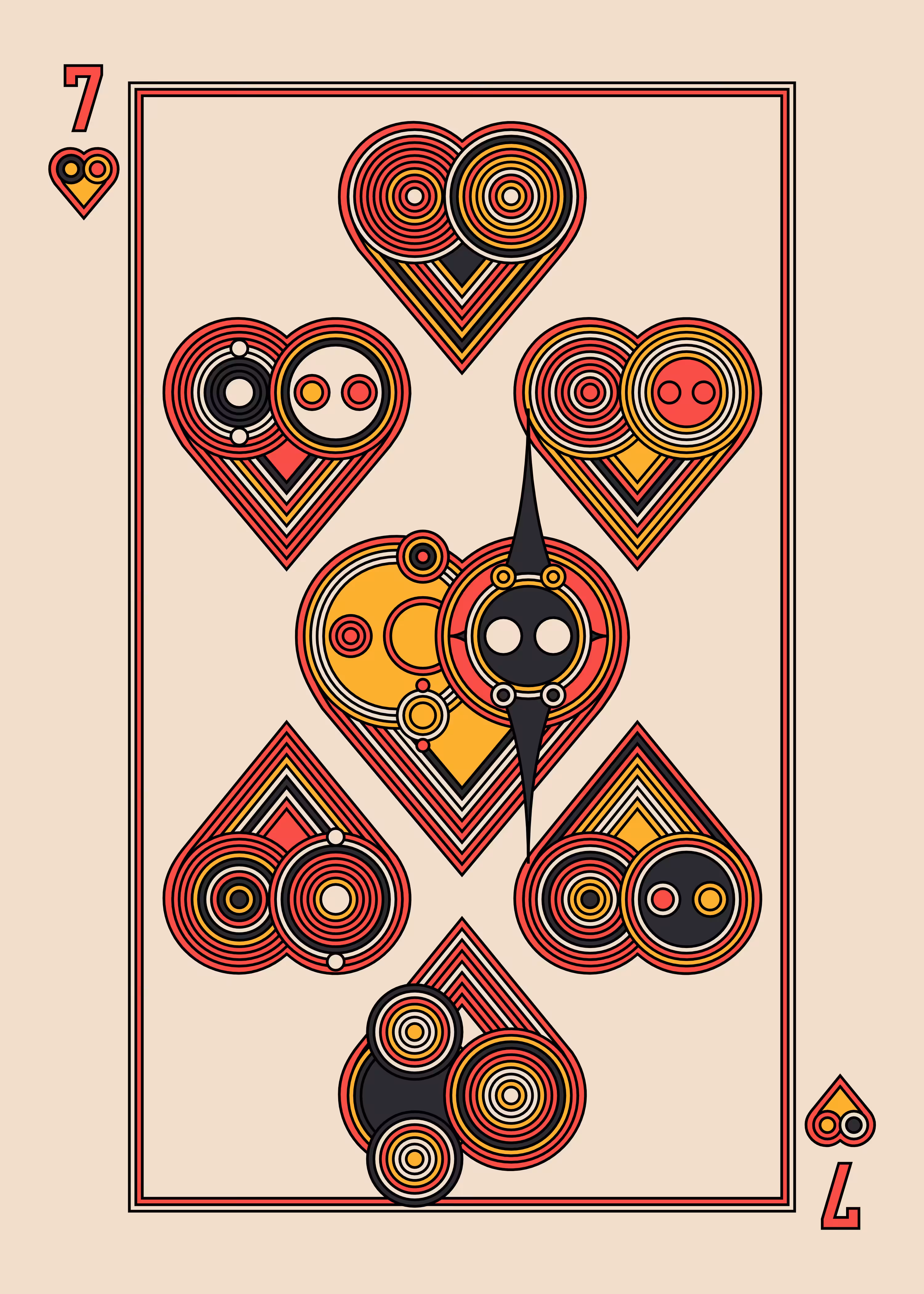 Seven of Hearts Light