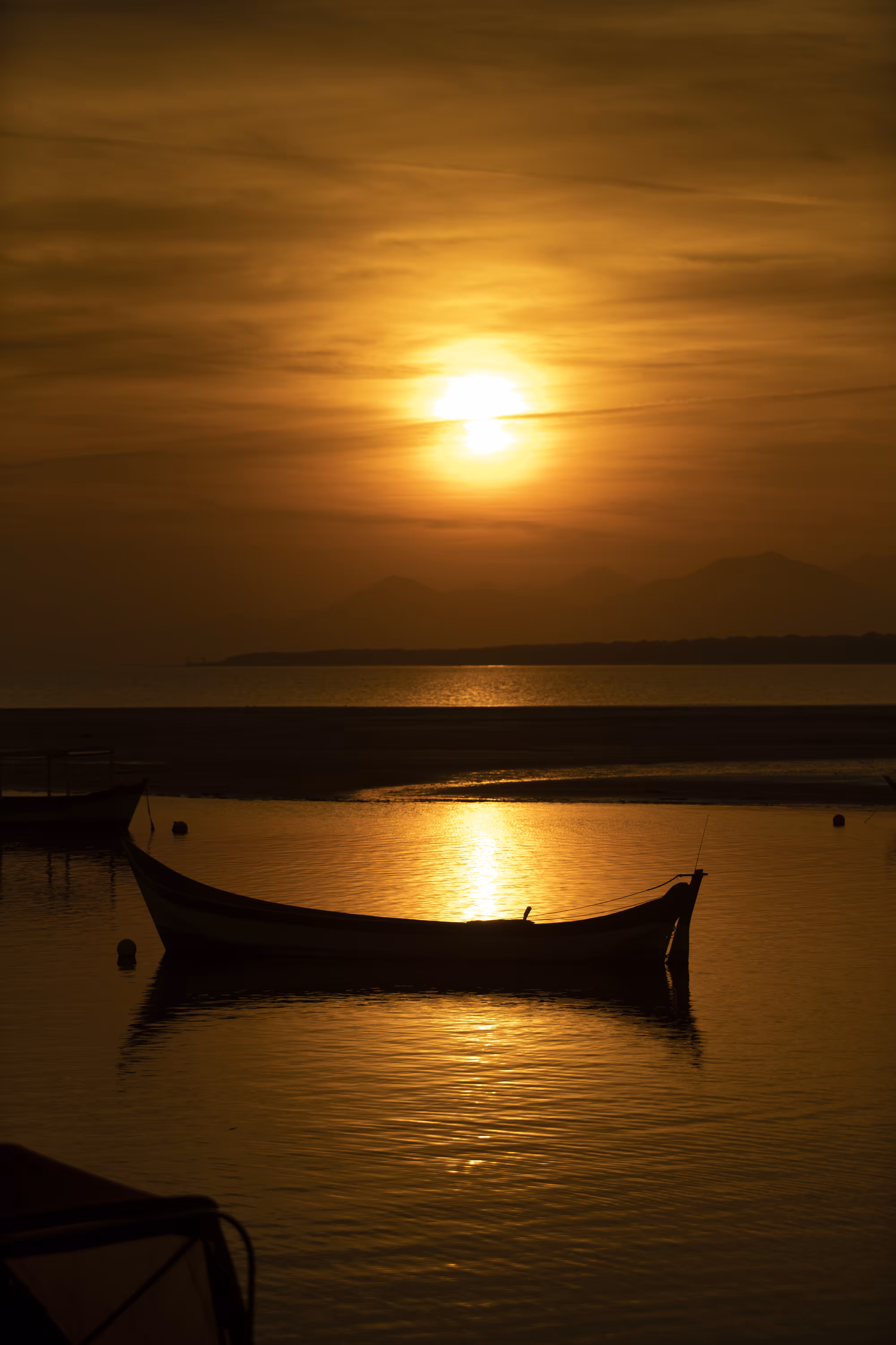 The beautiful sunset