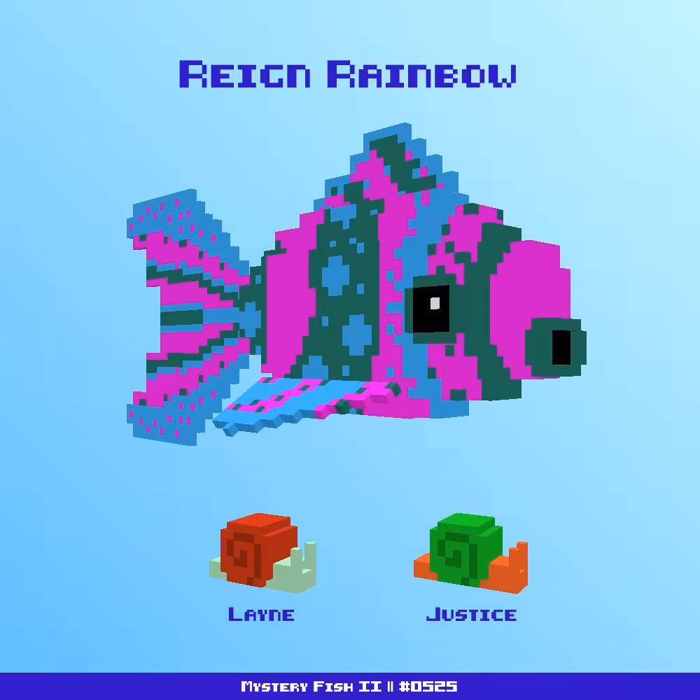 Reign Rainbow :: Mystery Fish 0525/1000