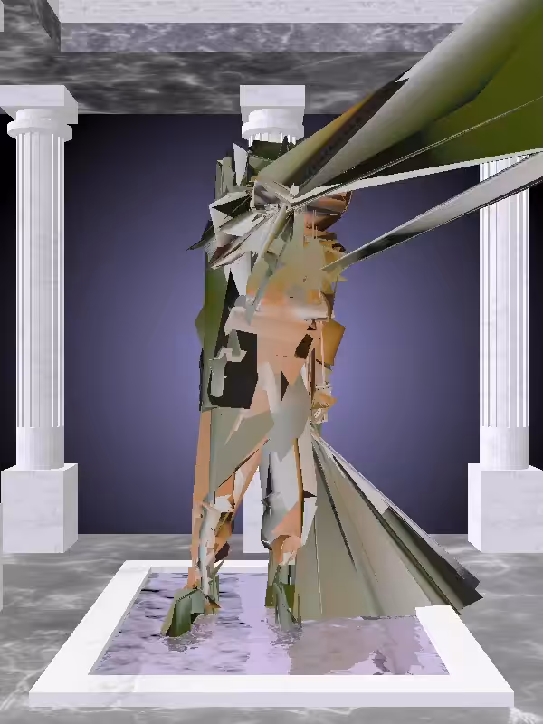 HeavenComputer: The Arguing Olive Sunset Woman #3844