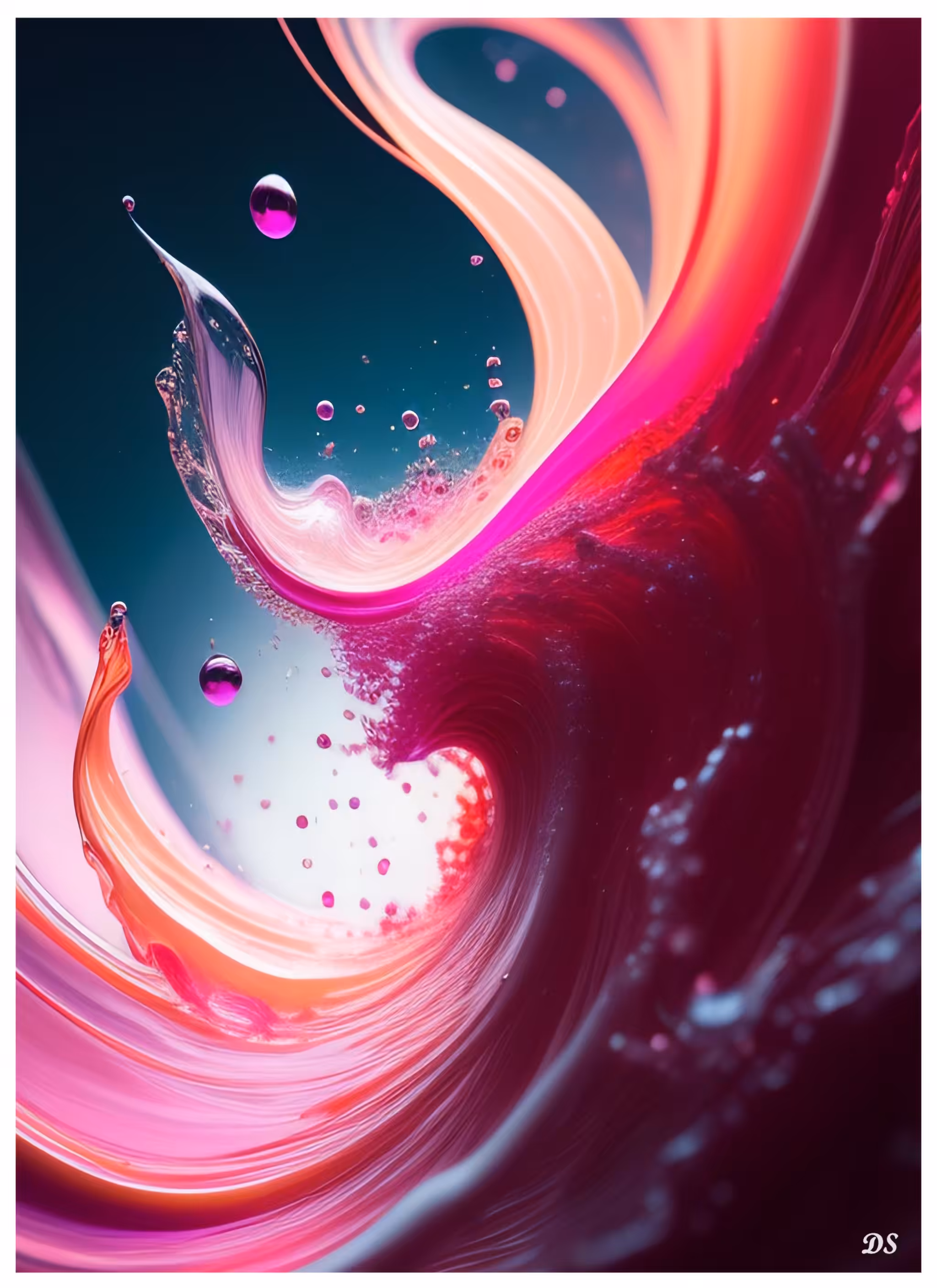 Pink water 