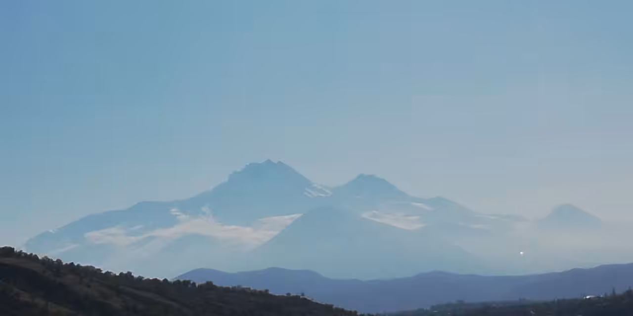 Mountain Erciyes and her son Mountain Ali