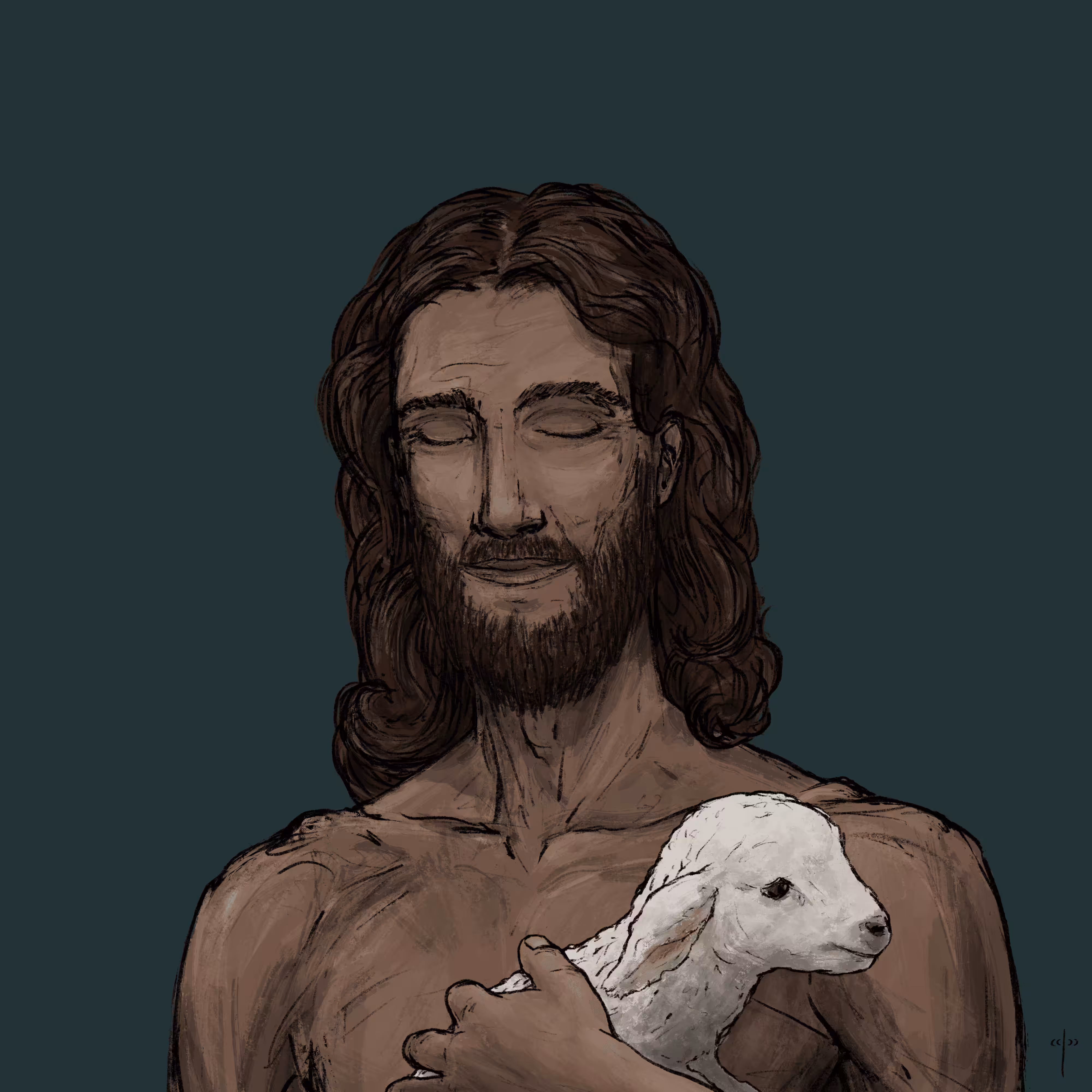 A MEN #29 - Cuddling Christ