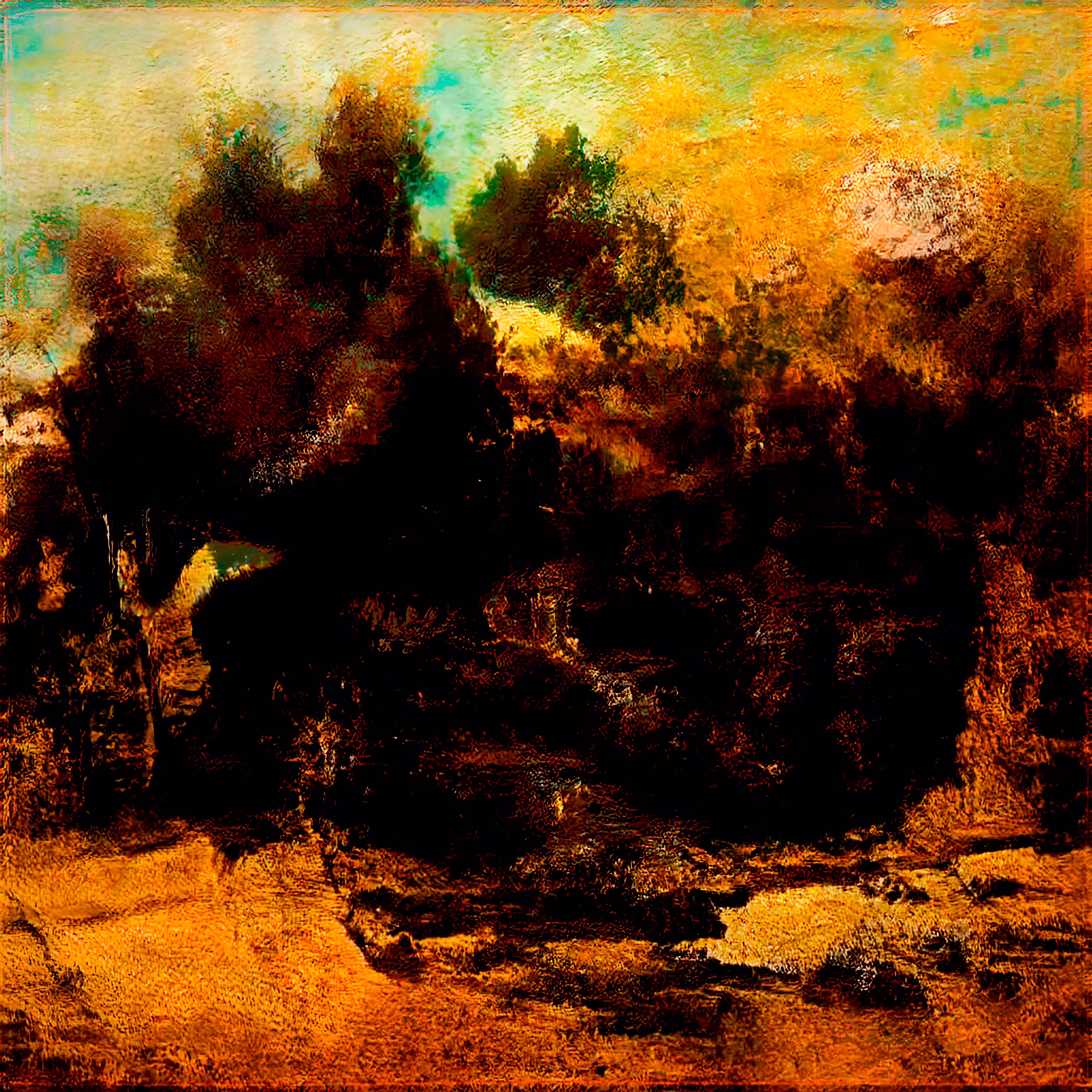 The Platonic range of the Artificial, the extreme beauty, capable of the limitlessness of leading to "silence"