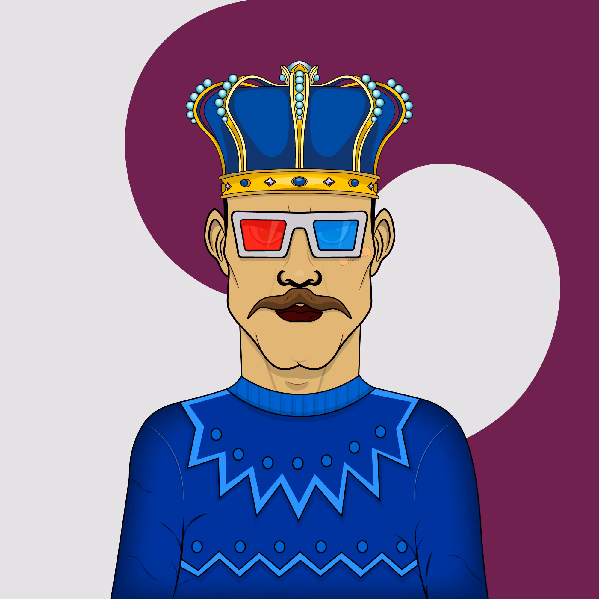 Mustachioed #113
