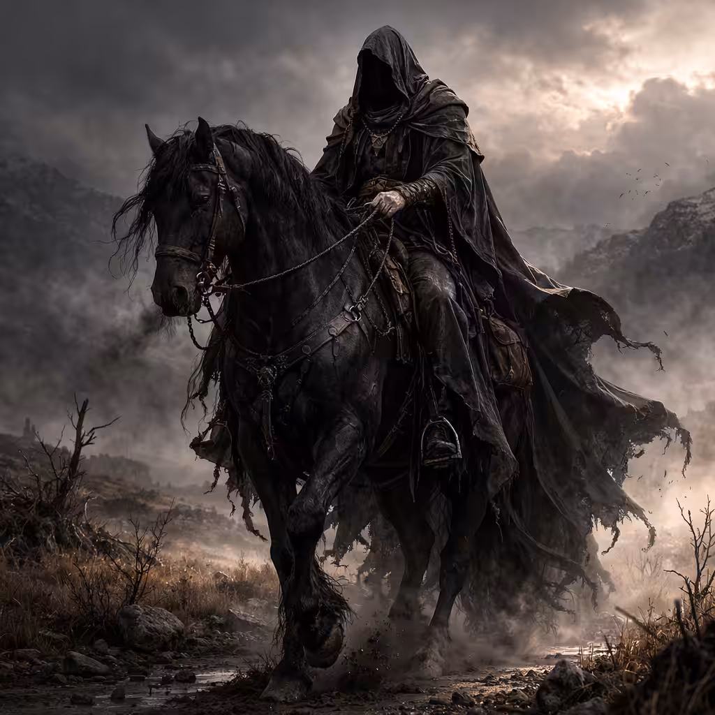 The Black Horseman Slays For Justice 