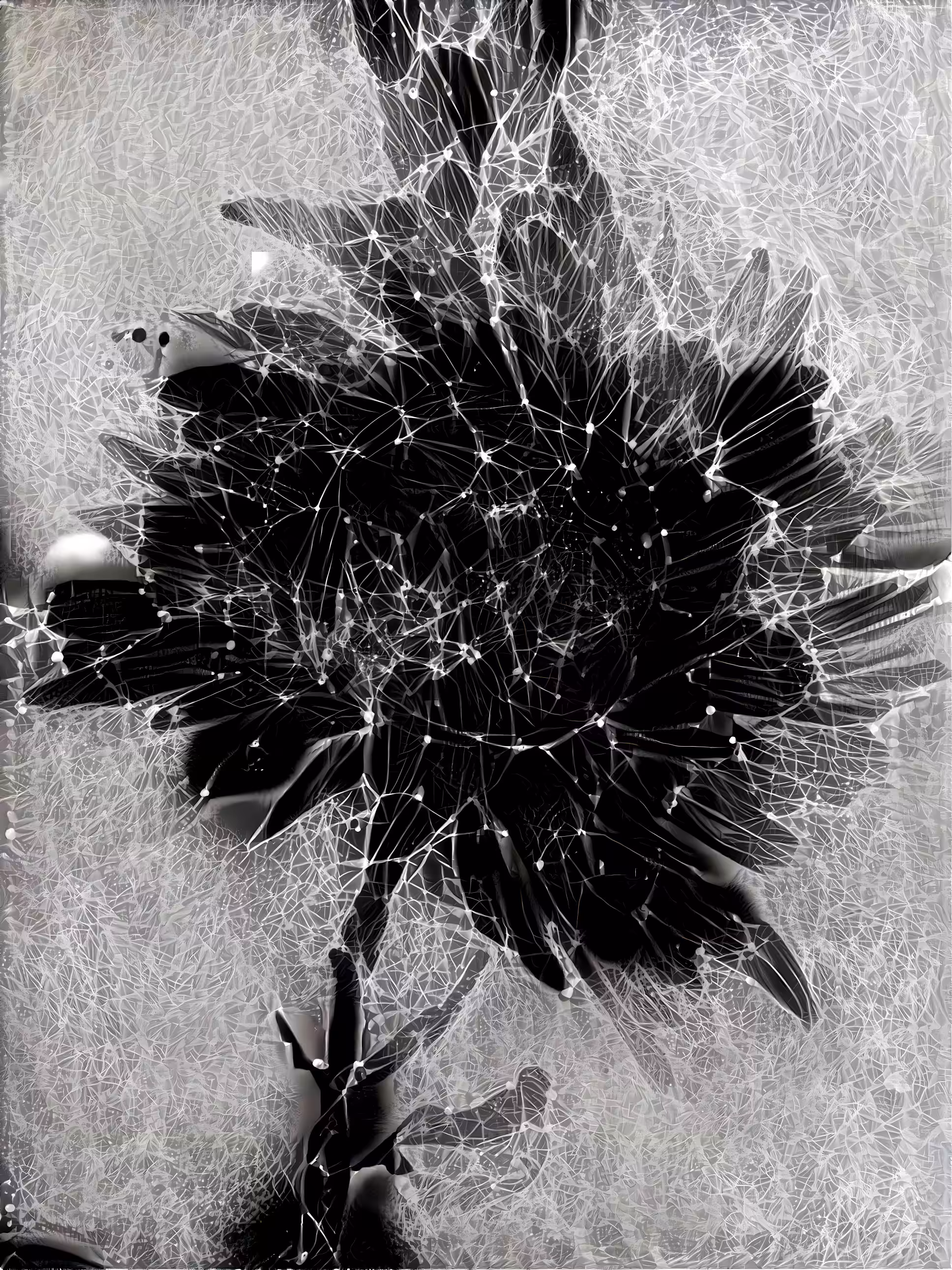Black flower