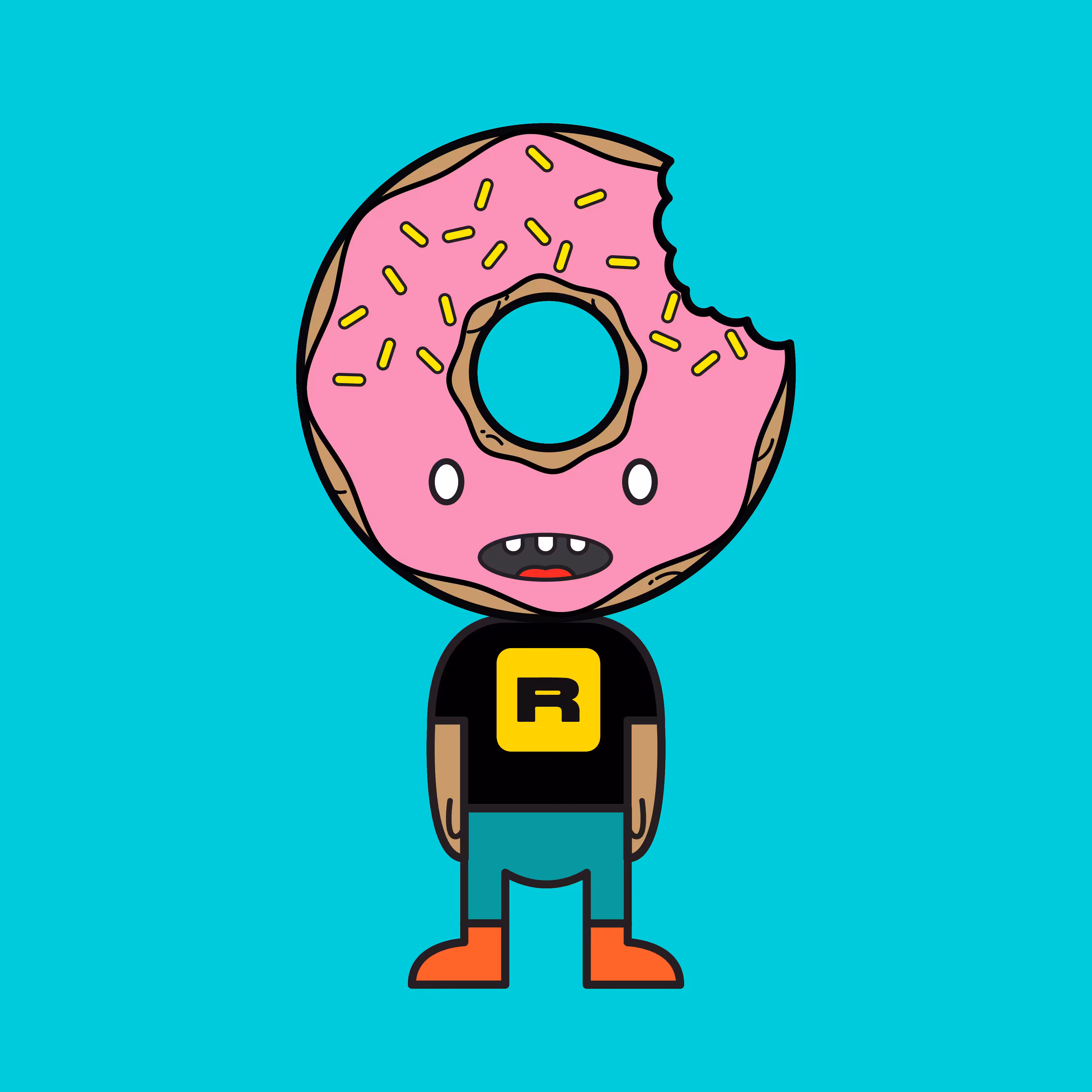 Rarible Deluxe “DONUT HEADS” - #47 (*)