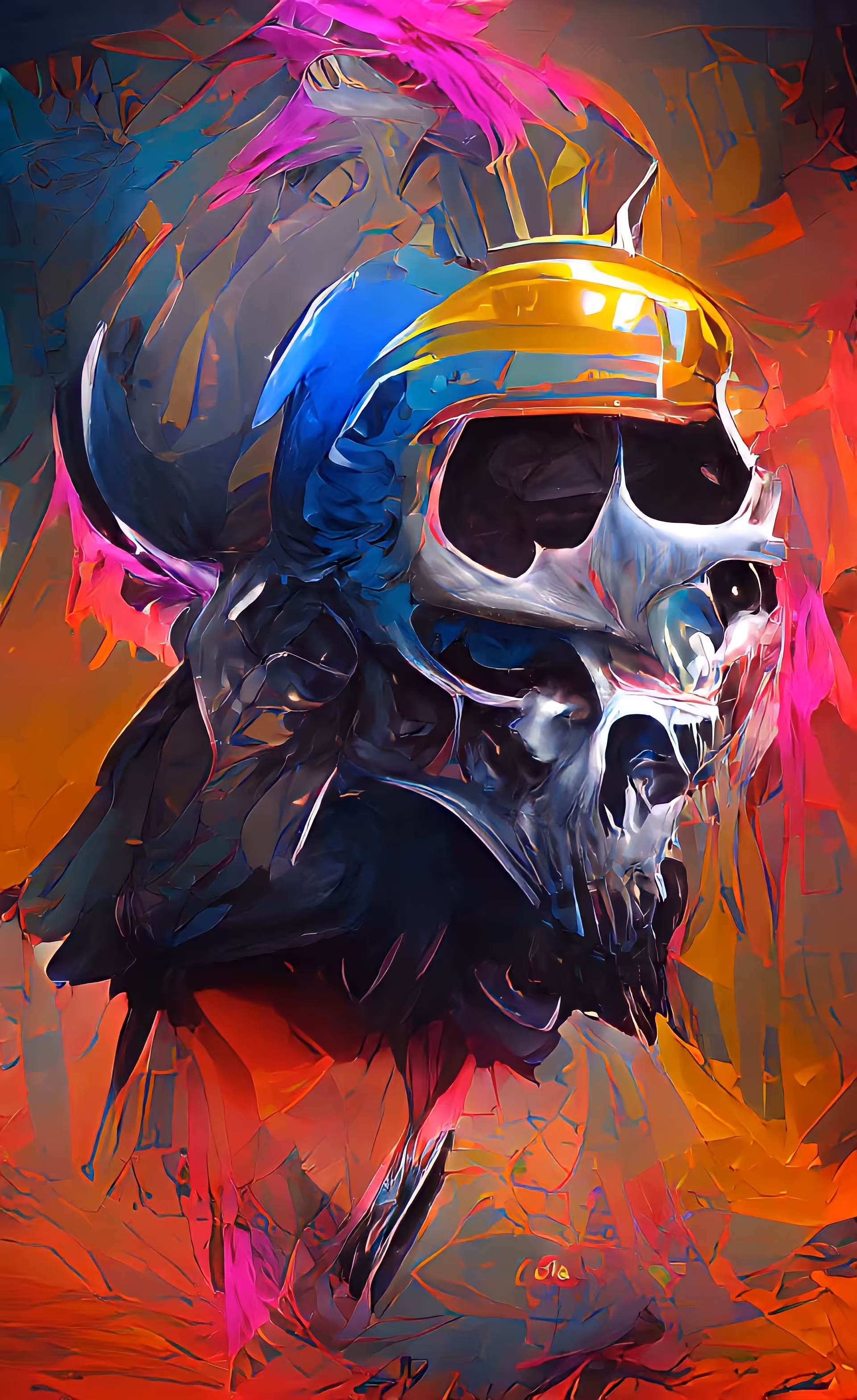 The face of death