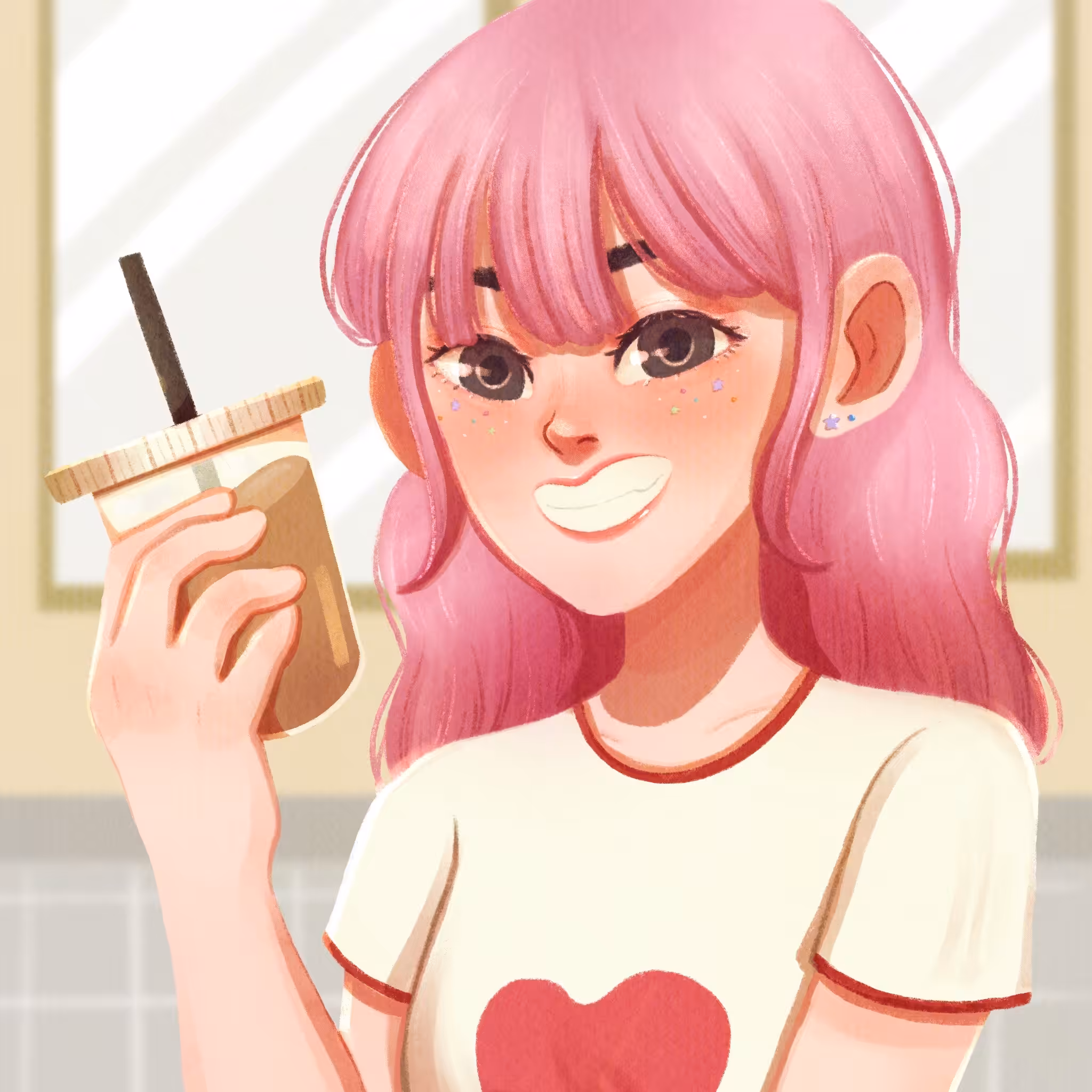 GIRL x MILK TEA🧋