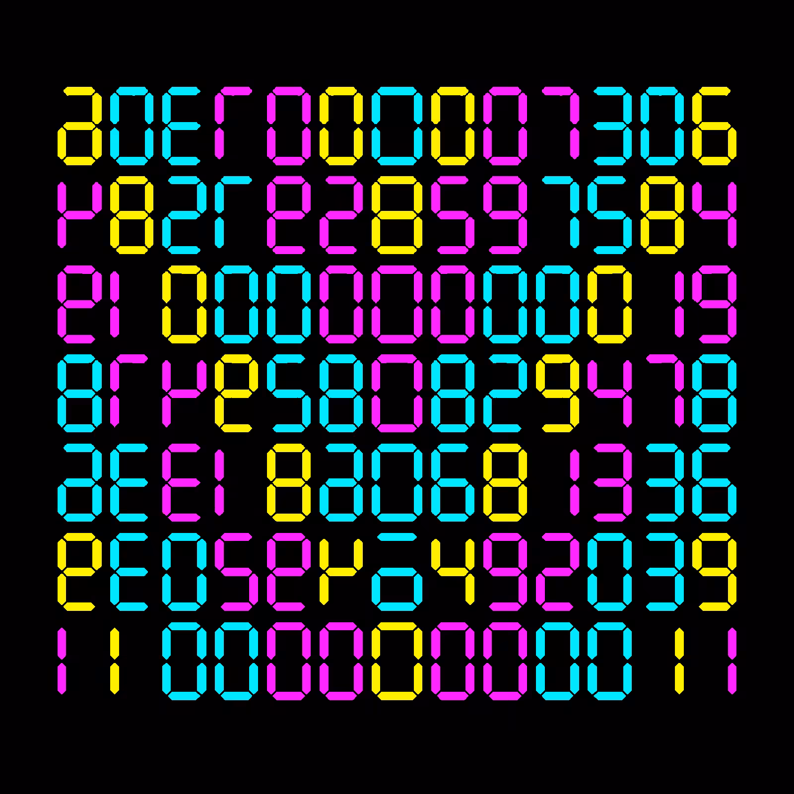 Digits #60