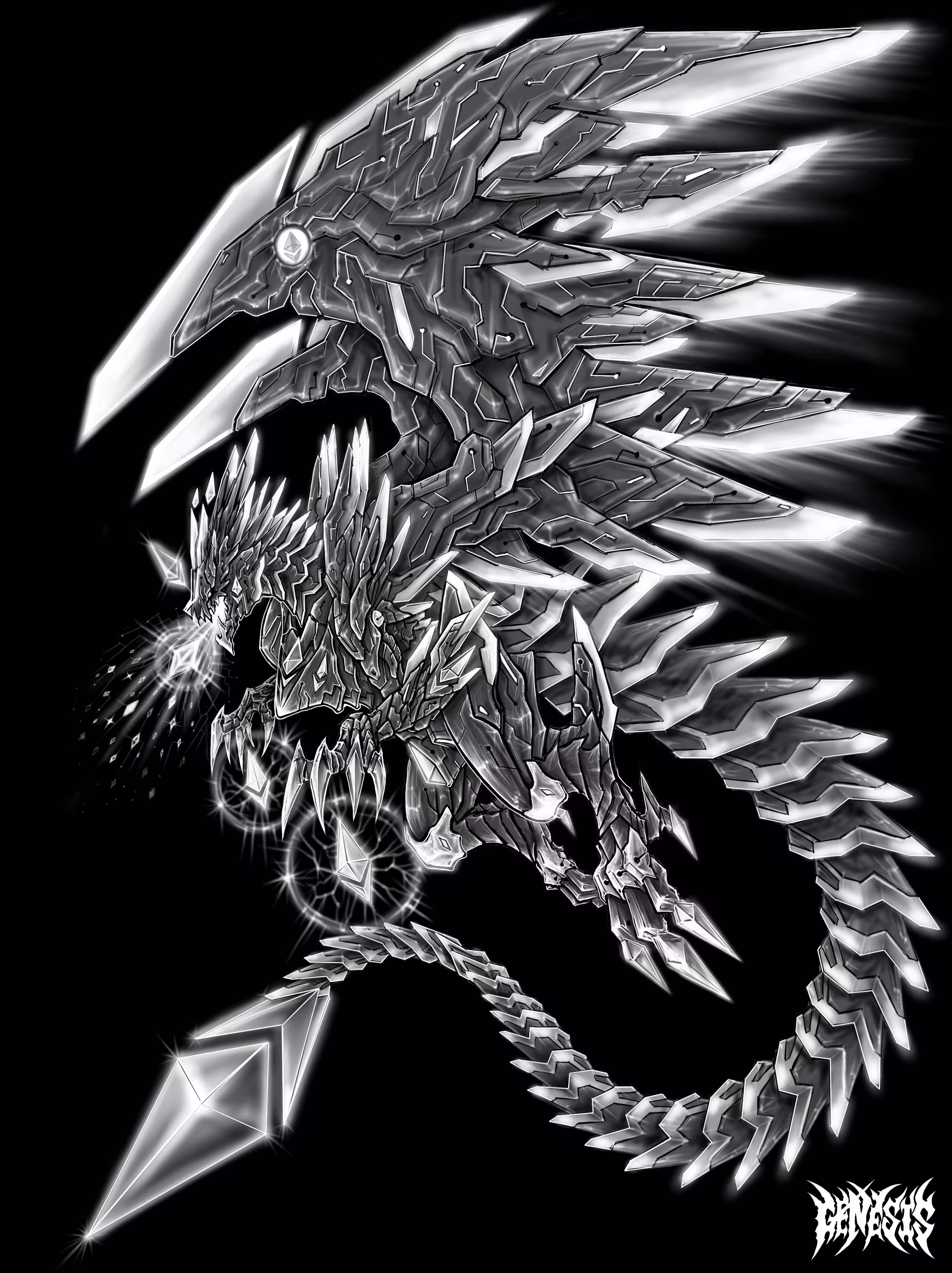 Etereum​ Dragon​#​010 (Super Rare****)​