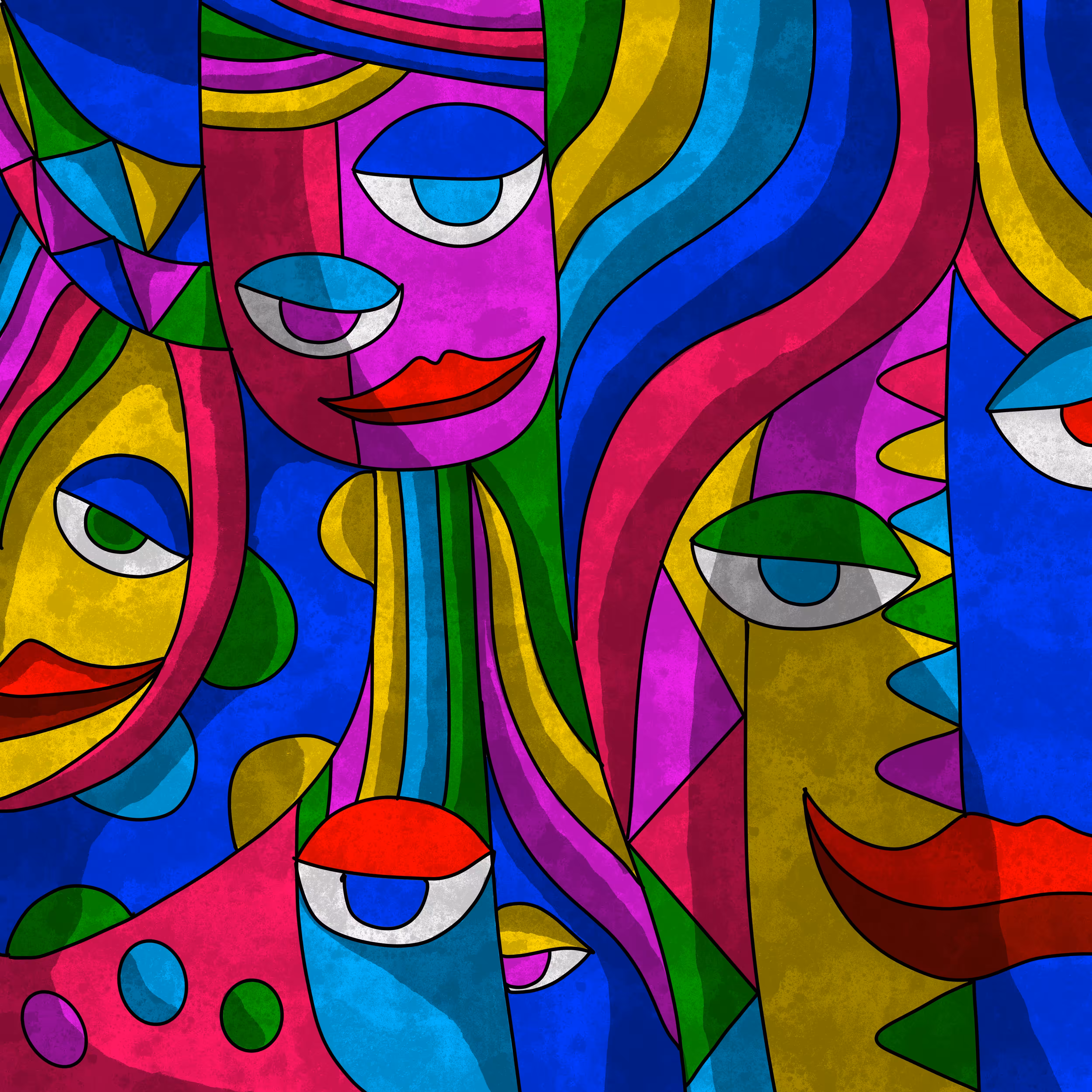 Abstract of a thousand faces 004
