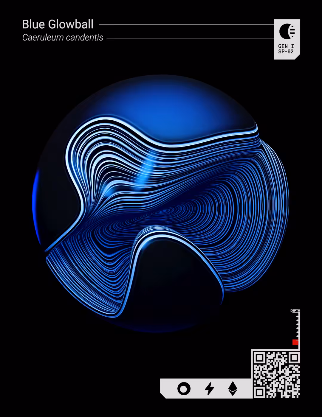 Blue Glowball