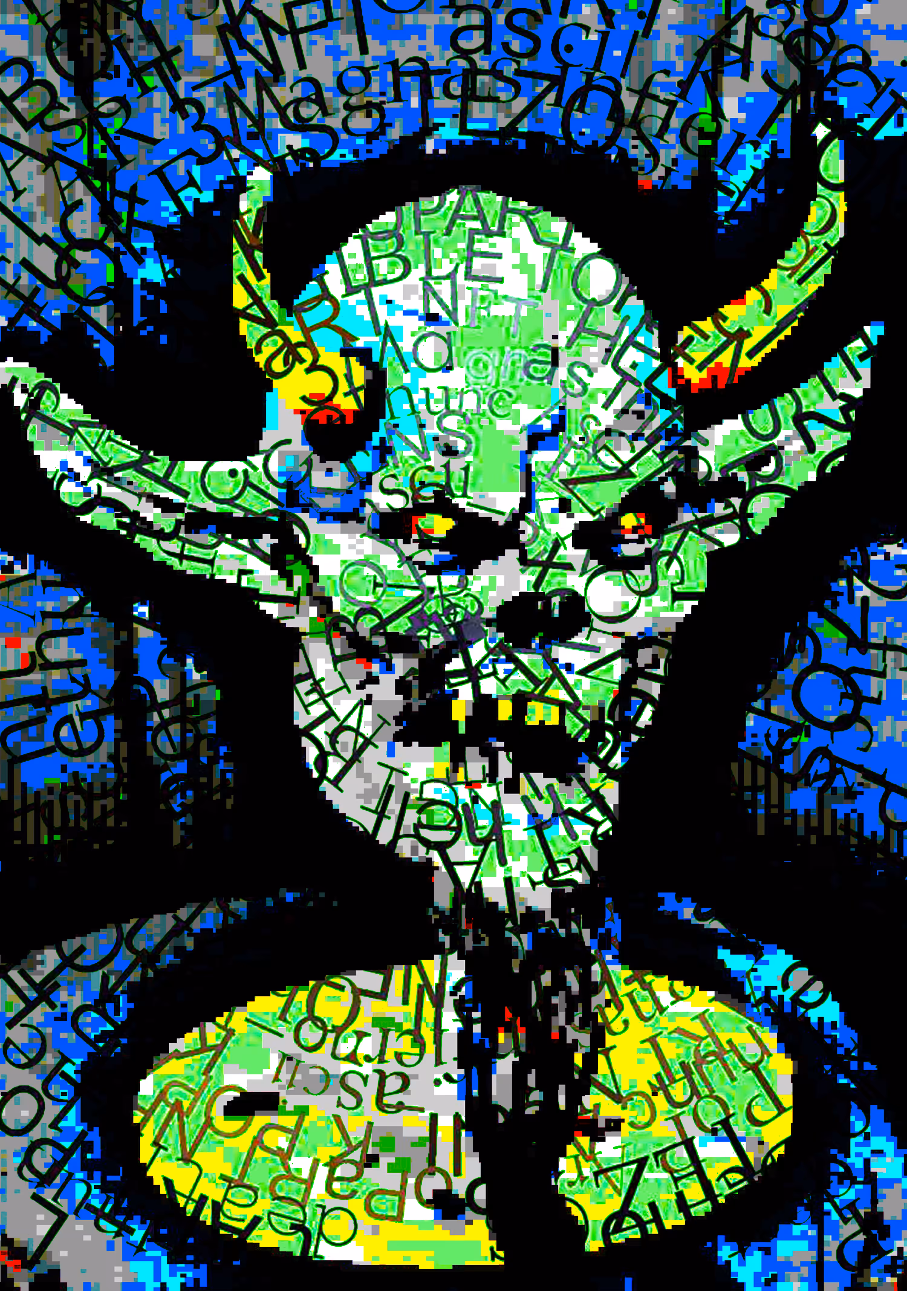 HellBoys Series ASCII and Pixel Demons and Monsters - Hell Boy #6. v.1.0.0