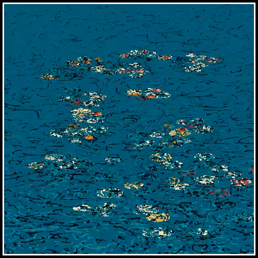 Polluted water lilies #109