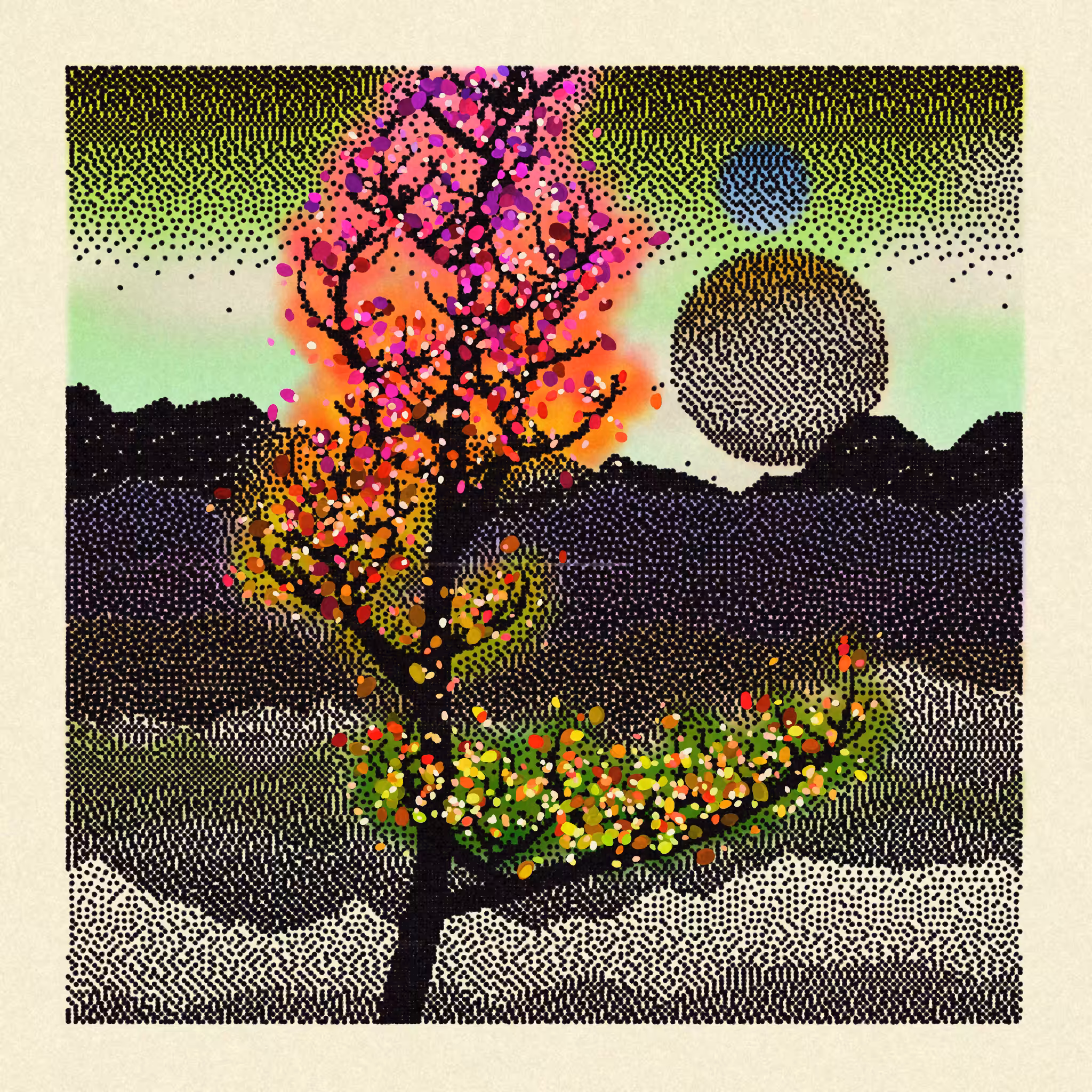 Dithered Branches #176