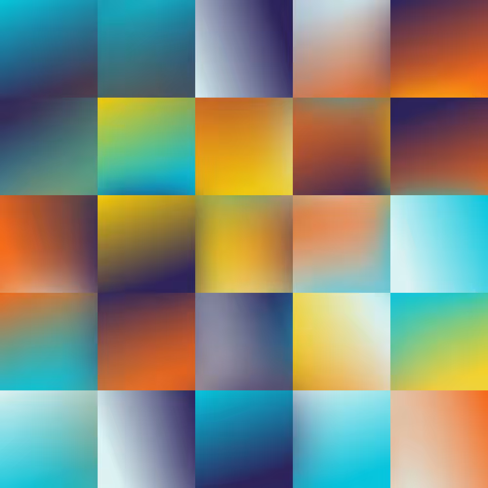 Catalina)Turquoisea)Oyster)Tangerine)Pumpkin
