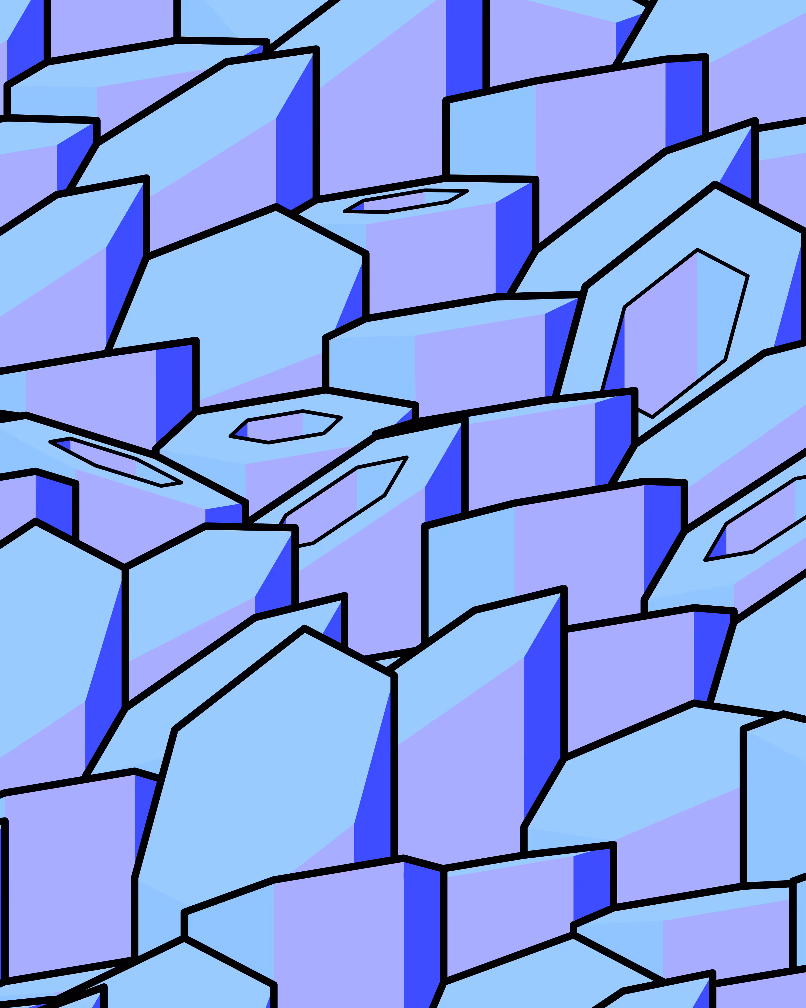 Hexagones Landscape #49