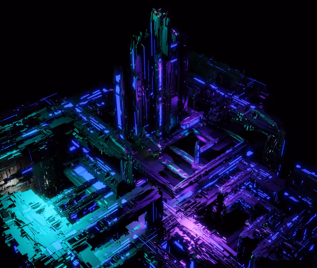 Neon Punk City-I