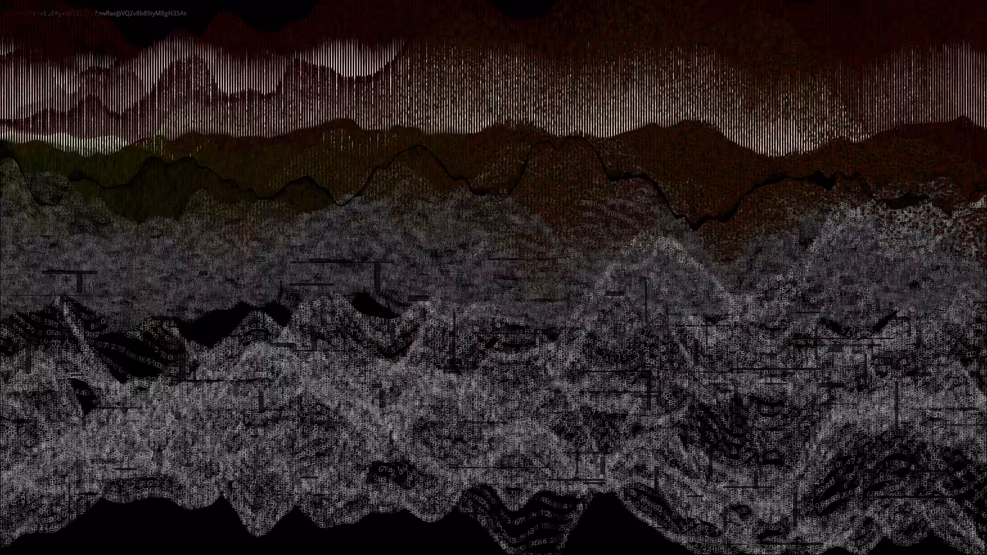 Pixel rain in a data landsacape #59