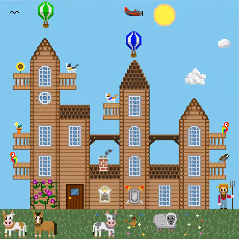 2D Mansion #1001