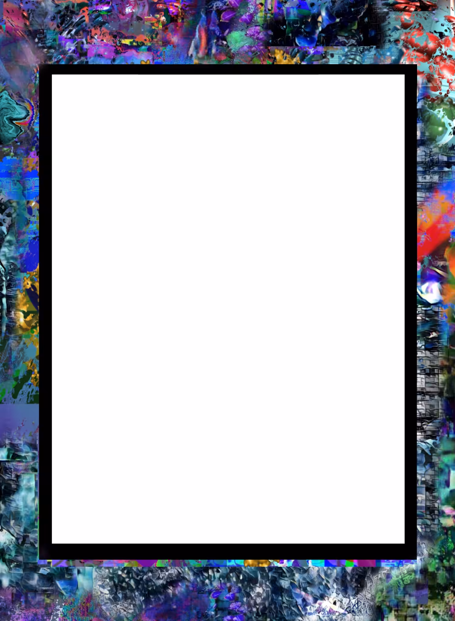 TRASH ART FRAME #3