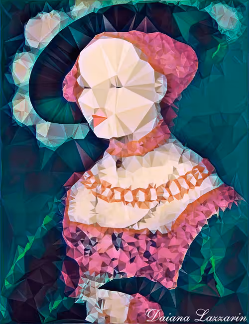 Portrait of a Lady: Geometric Lady