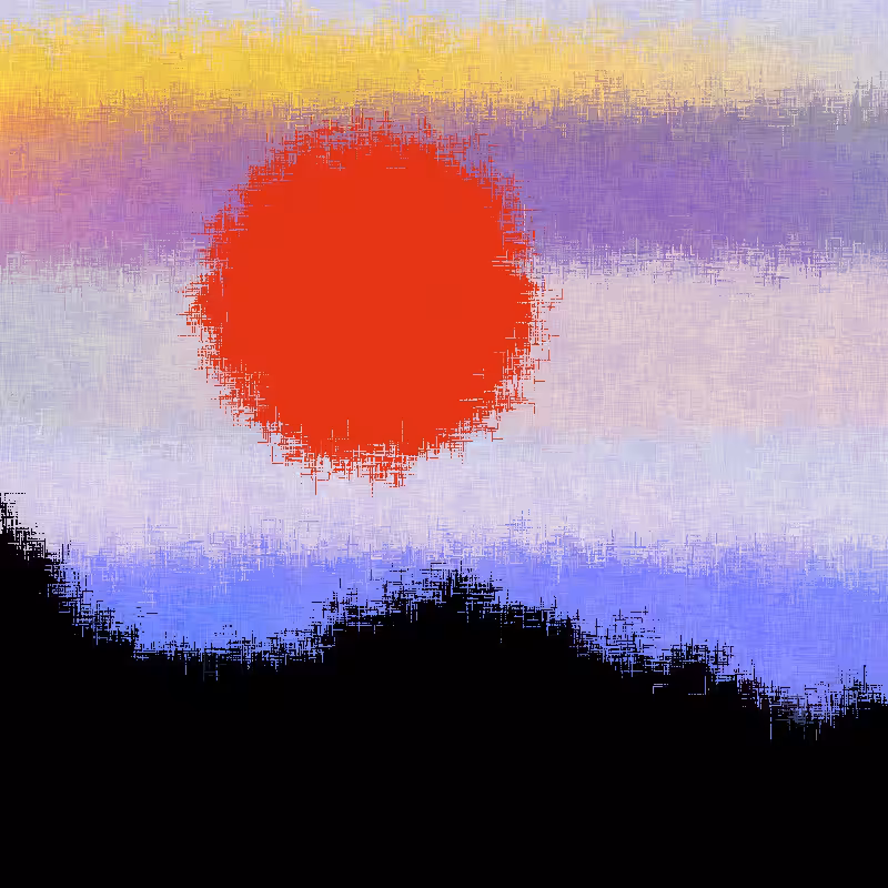 Sunset in memory #11