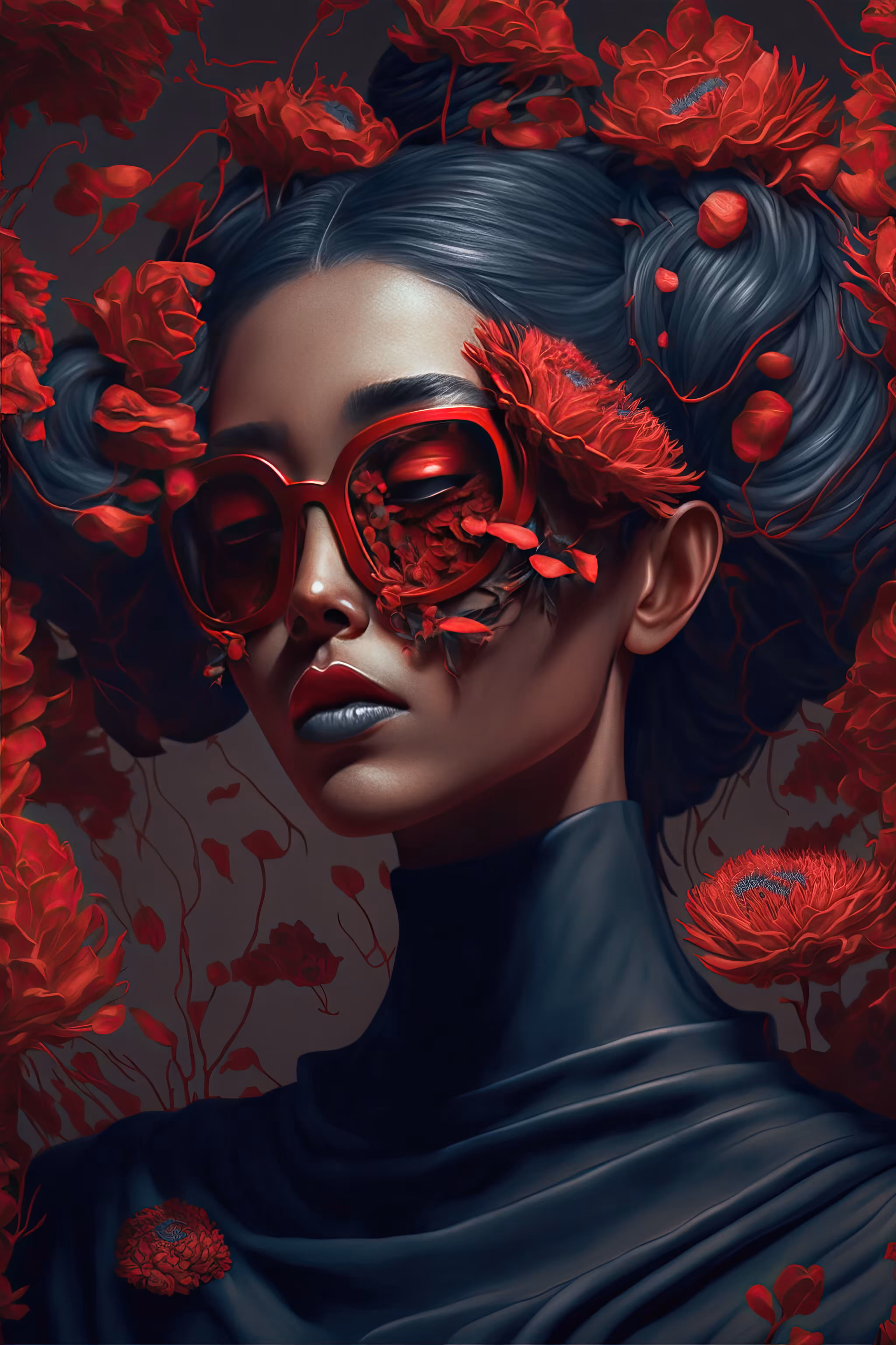 In Darkness She Blooms