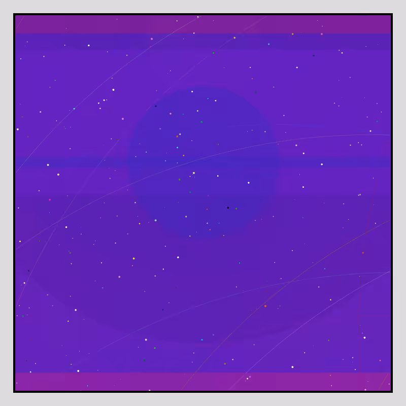 Color Field Starry B #76