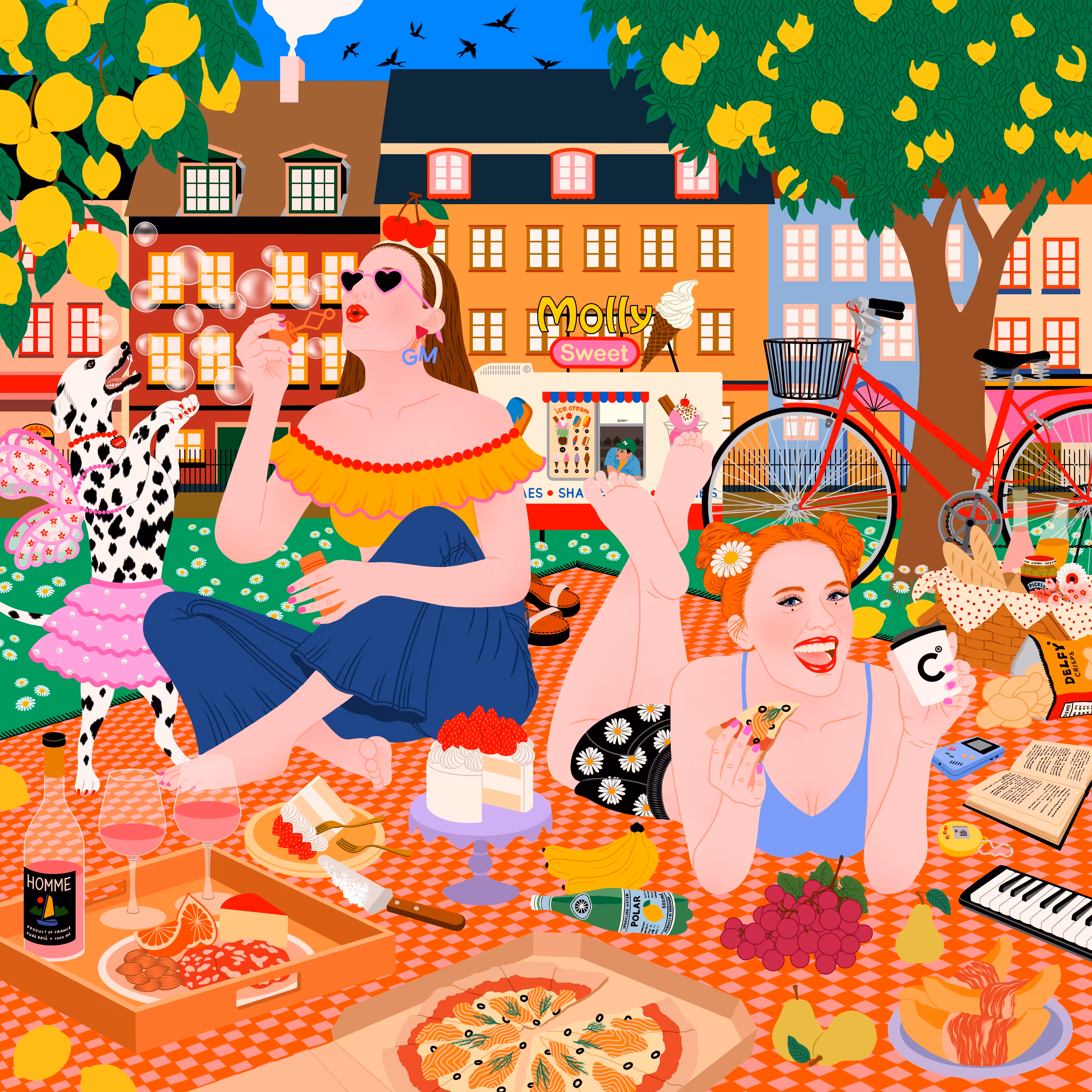 Girly Picnic in Copenhagen