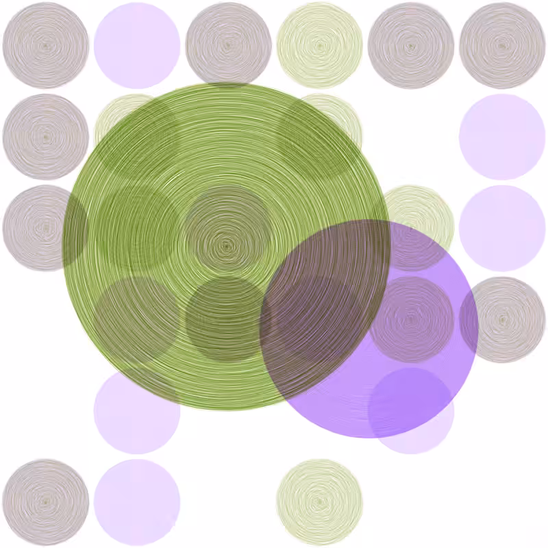 Brushed Circles #75
