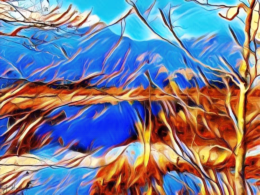 Winter Marsh Six