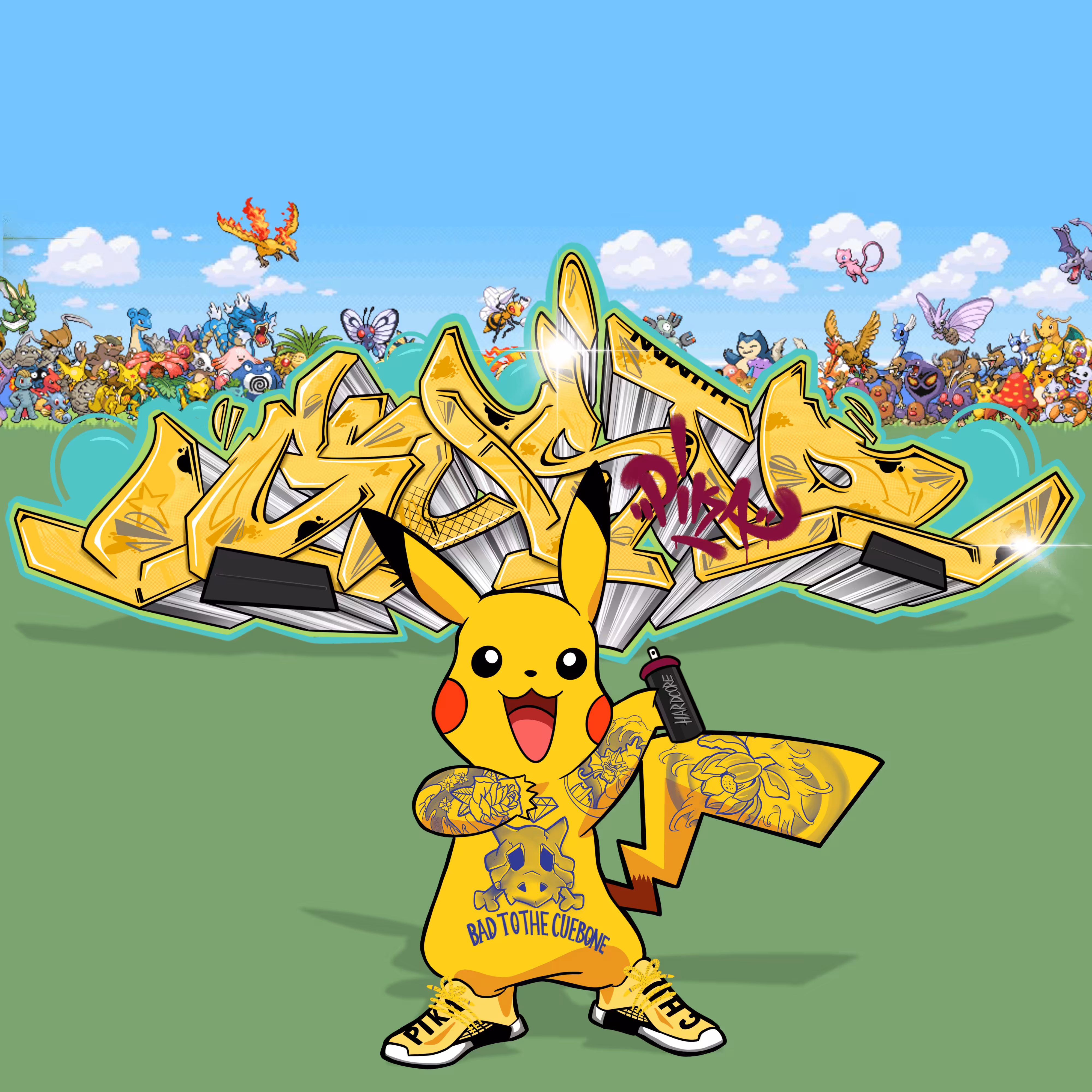 Gusto NMD Human Race x Pikachu x Pokemon (Edition of 10)